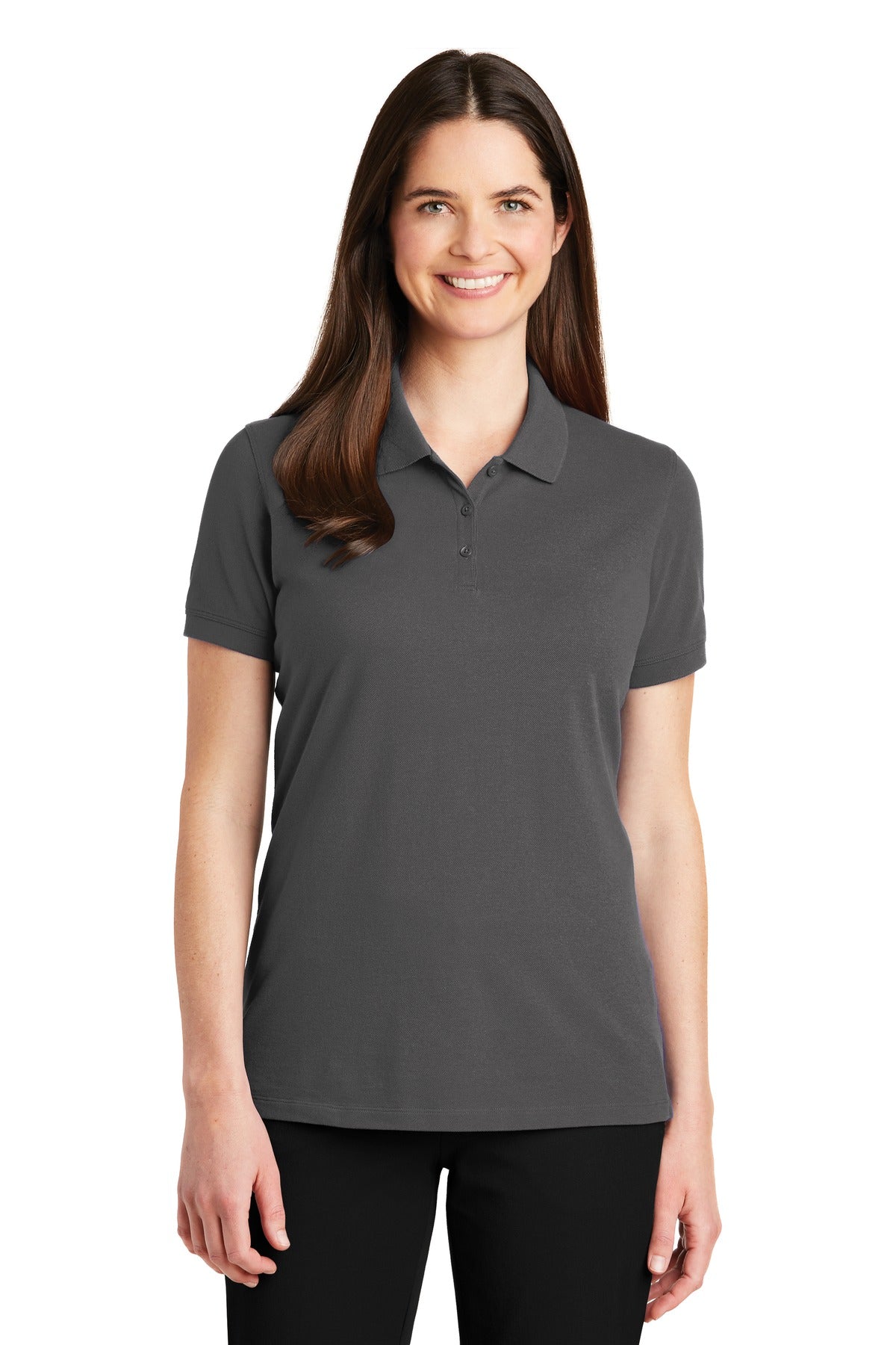 Custom Embroidery or DTF Print - Port Authority ® Women's EZCotton ® Polo. LK8000