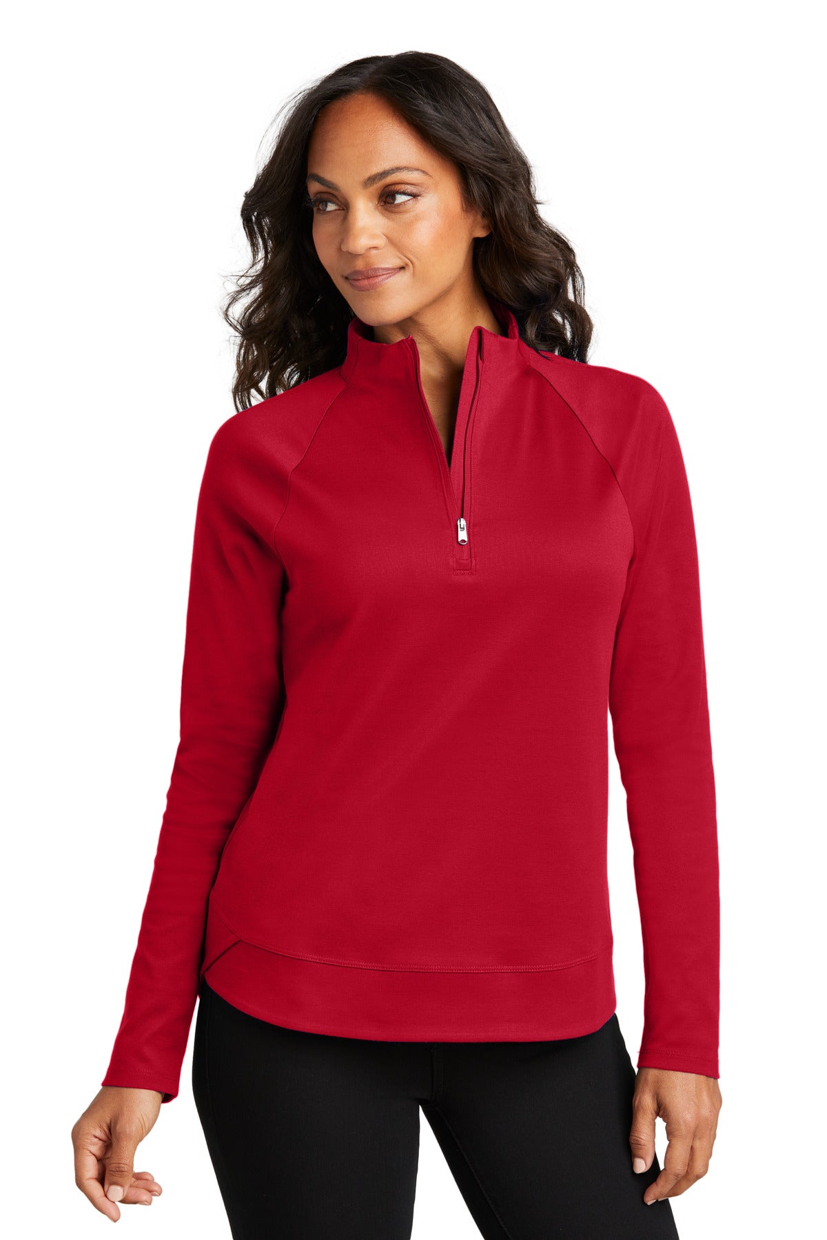 Custom Embroidered or DTF Print on Port Authority ® Women's C-FREE ® Cypress 1/4-Zip LK870