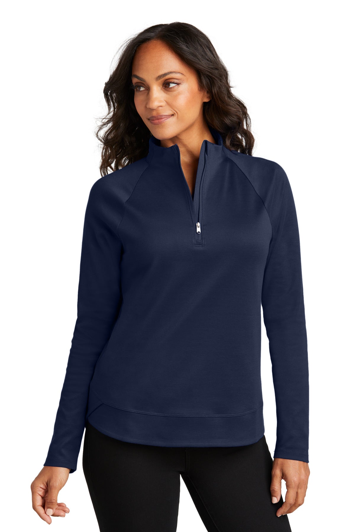 Custom Embroidered or DTF Print on Port Authority ® Women's C-FREE ® Cypress 1/4-Zip LK870