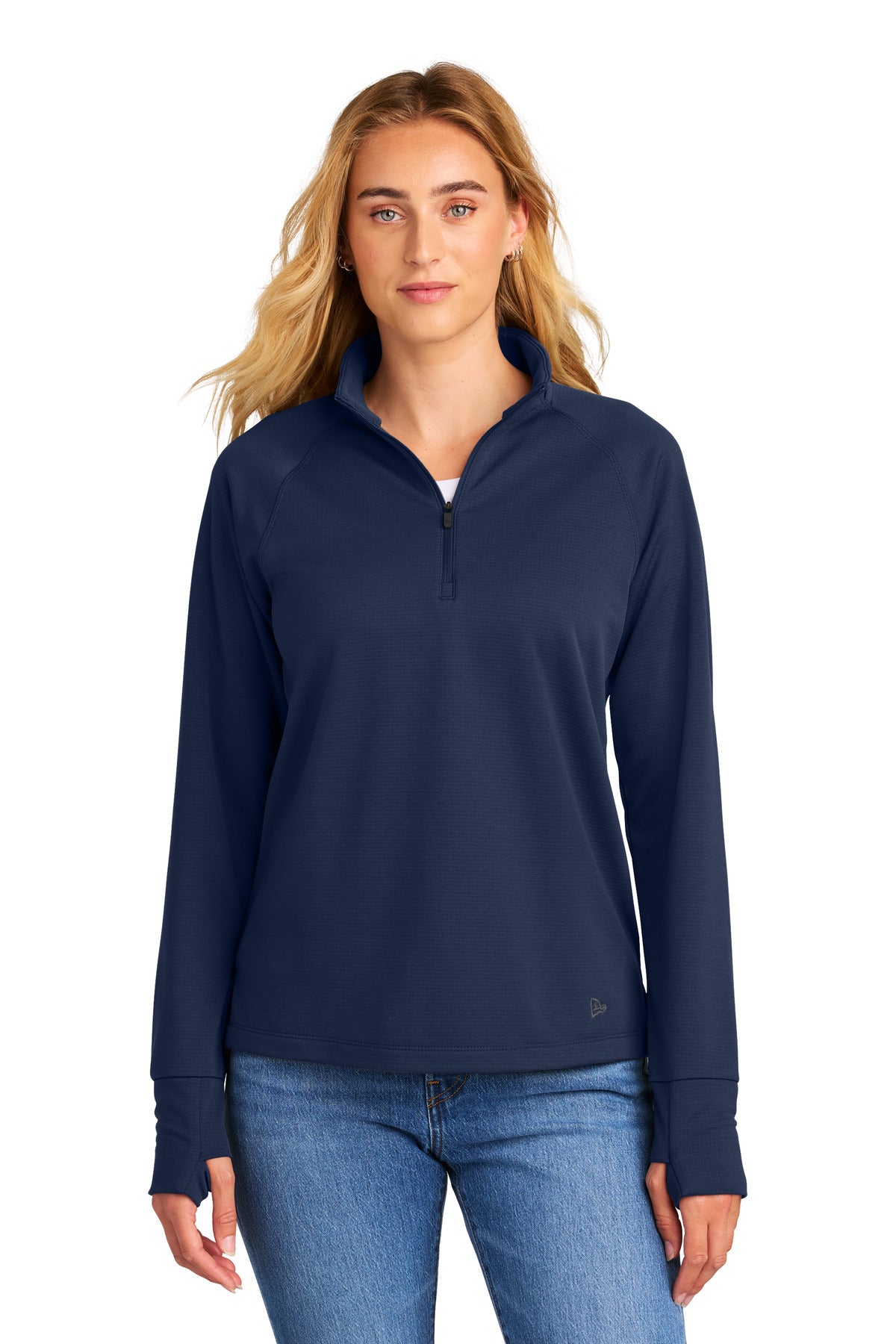 Custom Embroidery - New Era ® Women's Stand Out 1/4-Zip LNEA515
