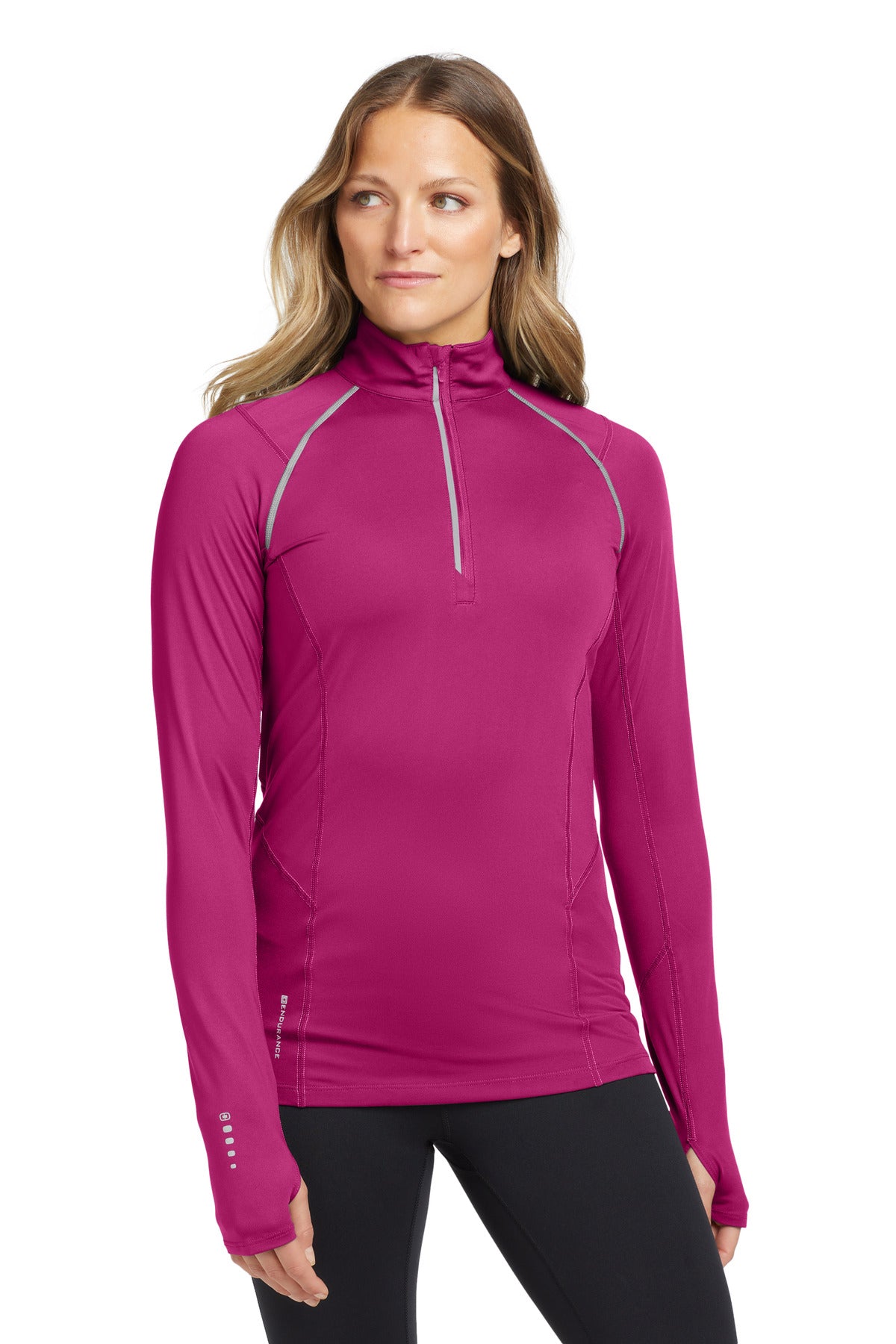 Custom Embroidered or DTF Print on OGIO ® Women's Nexus 1/4-Zip Pullover. LOE335