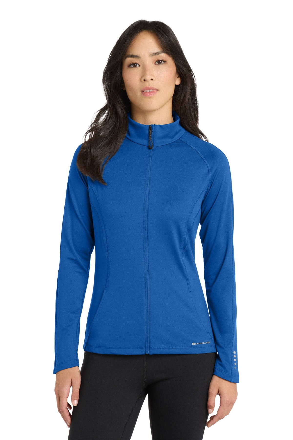 Custom Embroidered or DTF Print on OGIO ® Women's Radius Full-Zip. LOE551