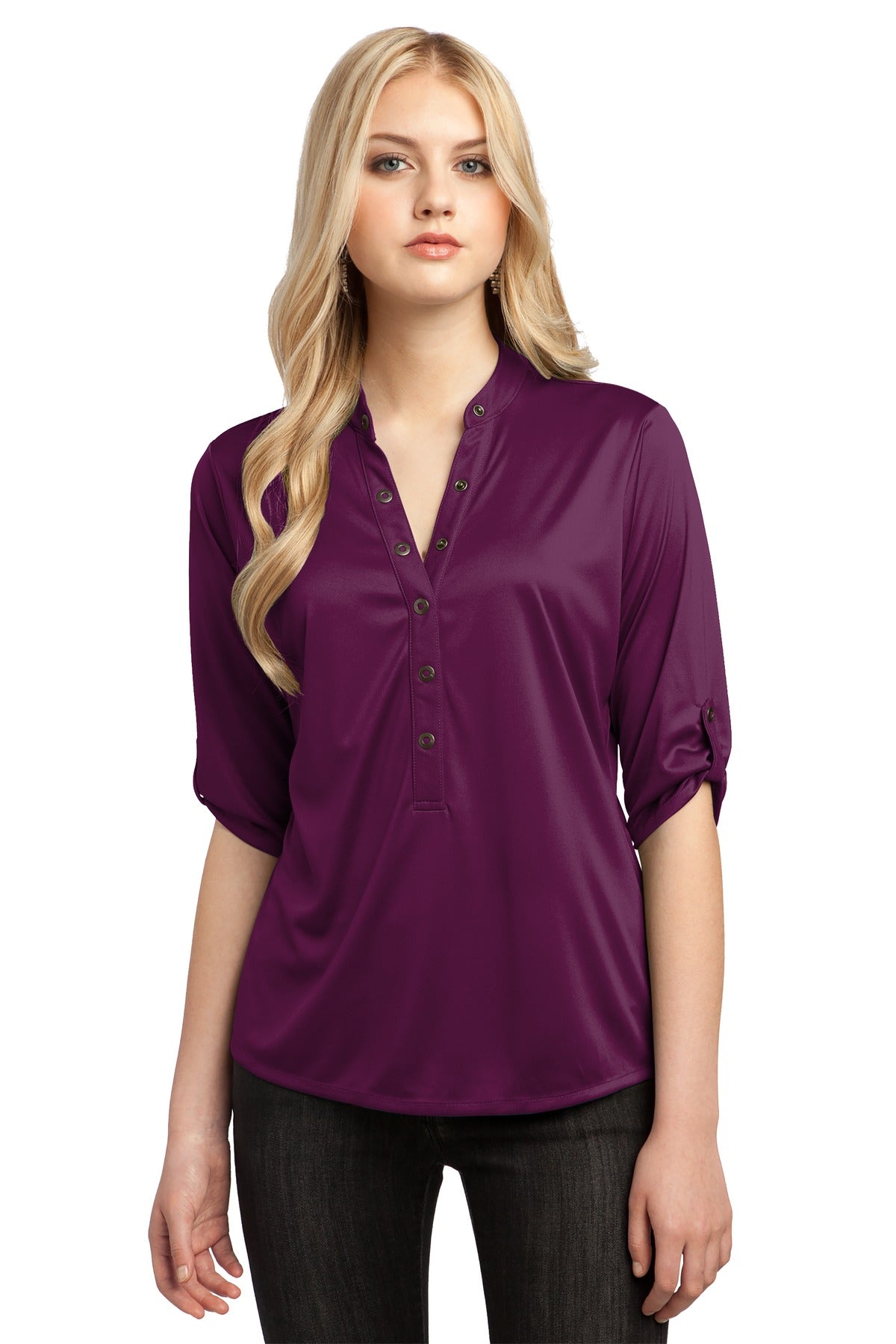 Custom Embroidery or DTF Print - OGIO ® - Crush Henley. LOG111
