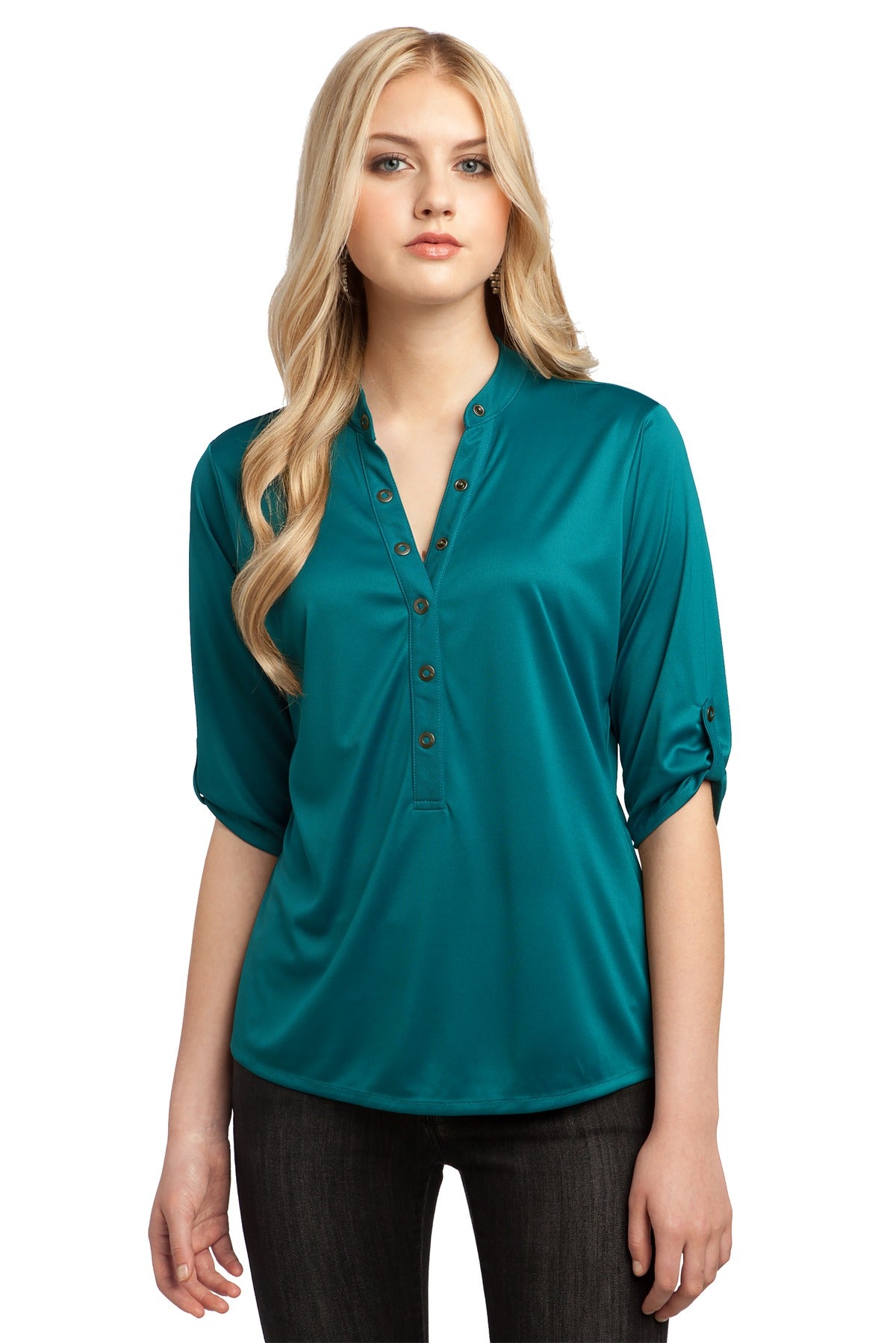 Custom Embroidery or DTF Print - OGIO ® - Crush Henley. LOG111