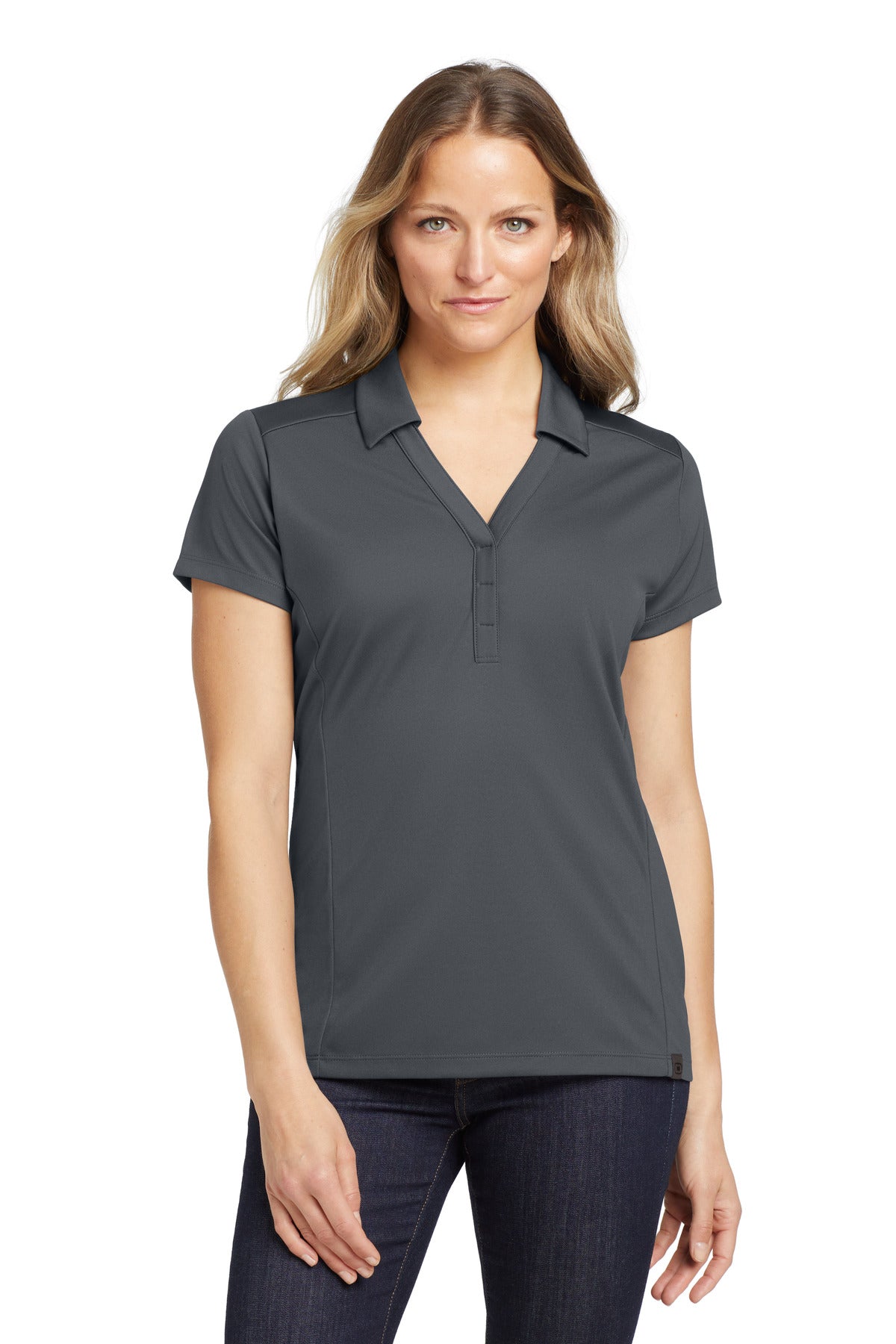 Custom Embroidery or DTF Print - OGIO ® Women's Framework Polo. LOG125