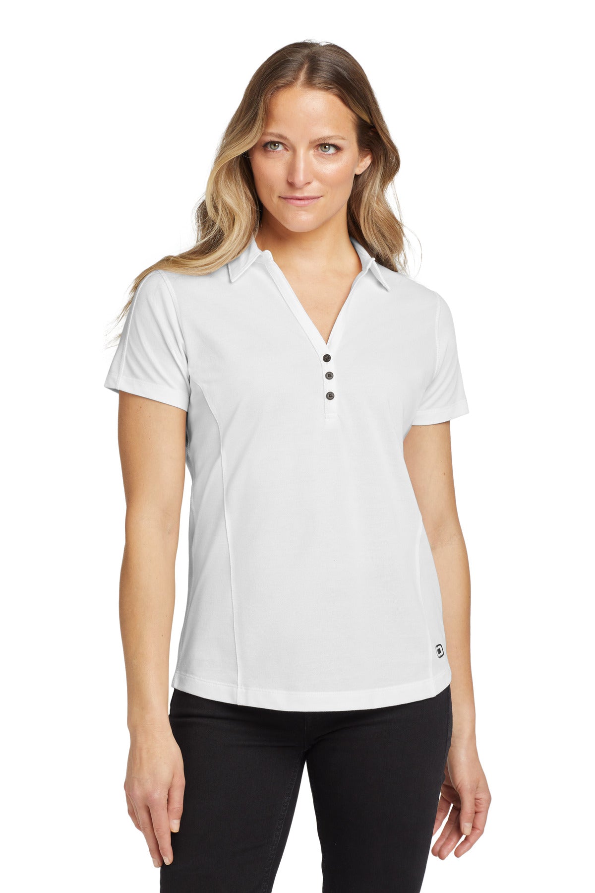 Custom Embroidery or DTF Print - OGIO ® Women's Onyx Polo. LOG126