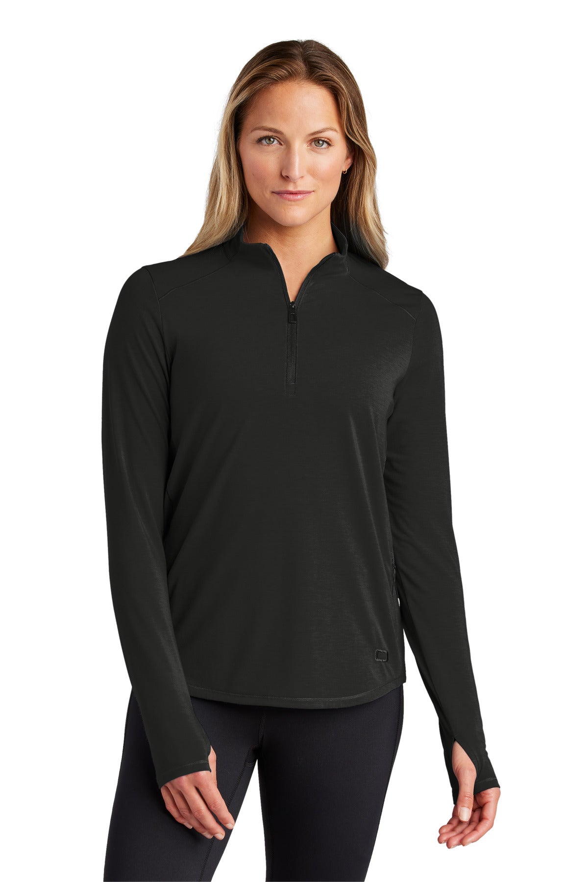 Custom Embroidered or DTF Print on OGIO ® Women's Motion 1/4-Zip LOG153