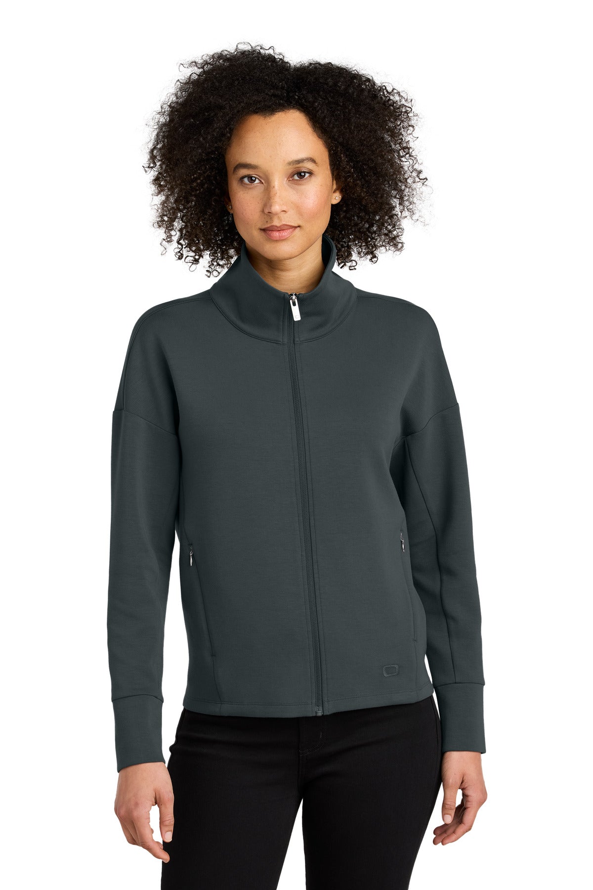 Custom Embroidery or DTF Print - OGIO ® Women's Transcend Full-Zip LOG860