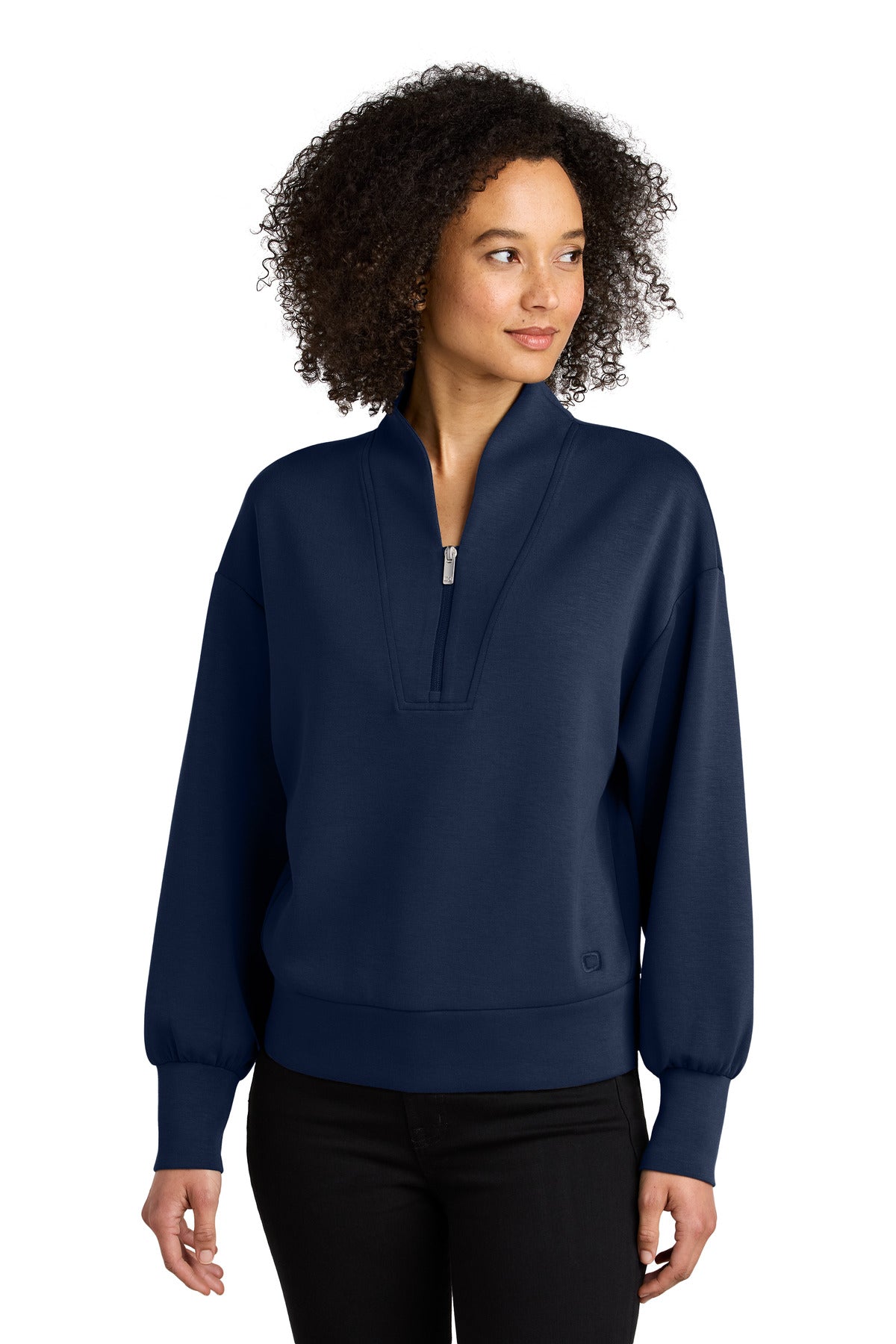Custom Embroidered or DTF Print on OGIO ® Women's Transcend 1/4-Zip LOG861
