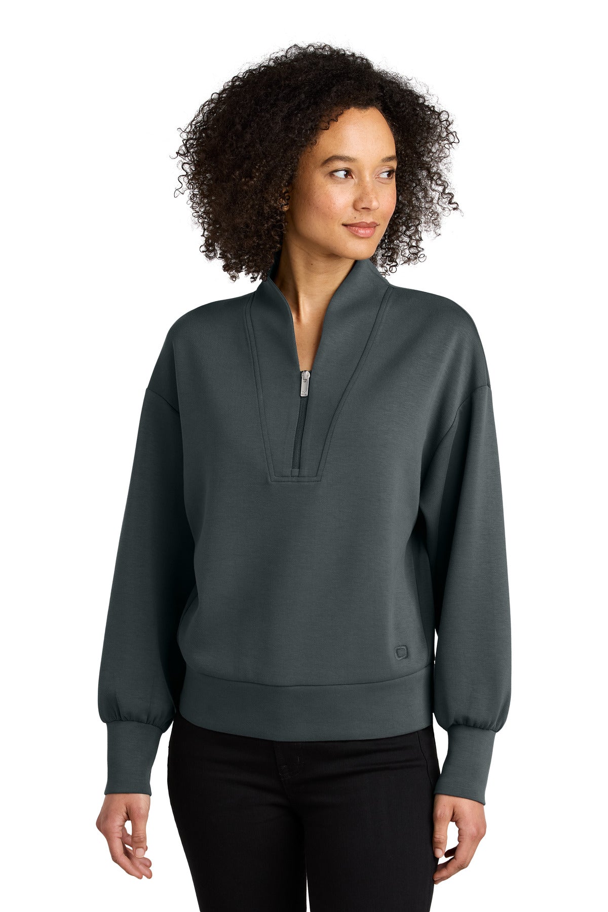 Custom Embroidered or DTF Print on OGIO ® Women's Transcend 1/4-Zip LOG861