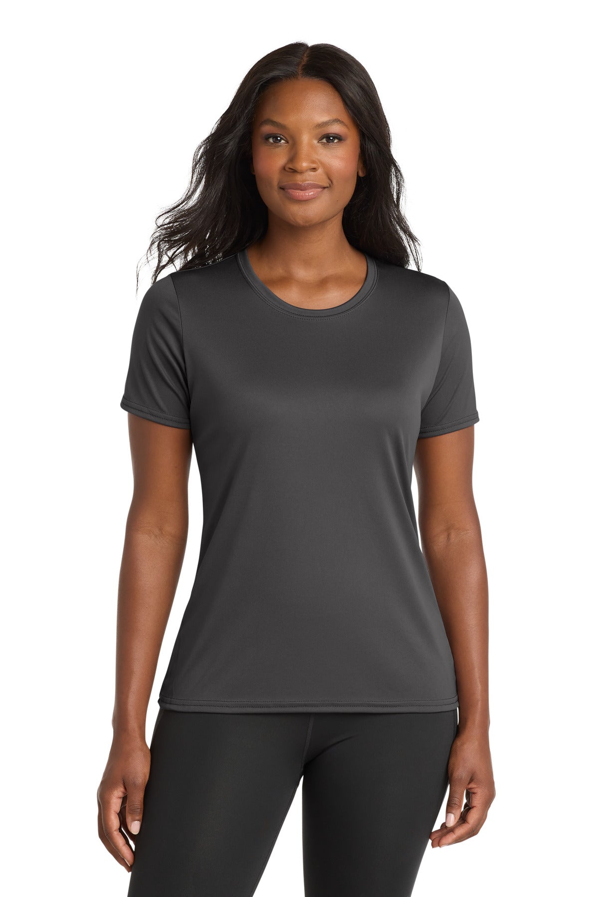 Custom Embroidery or DTF Print - Port & Co ® Women's Performance Tee. LPC380