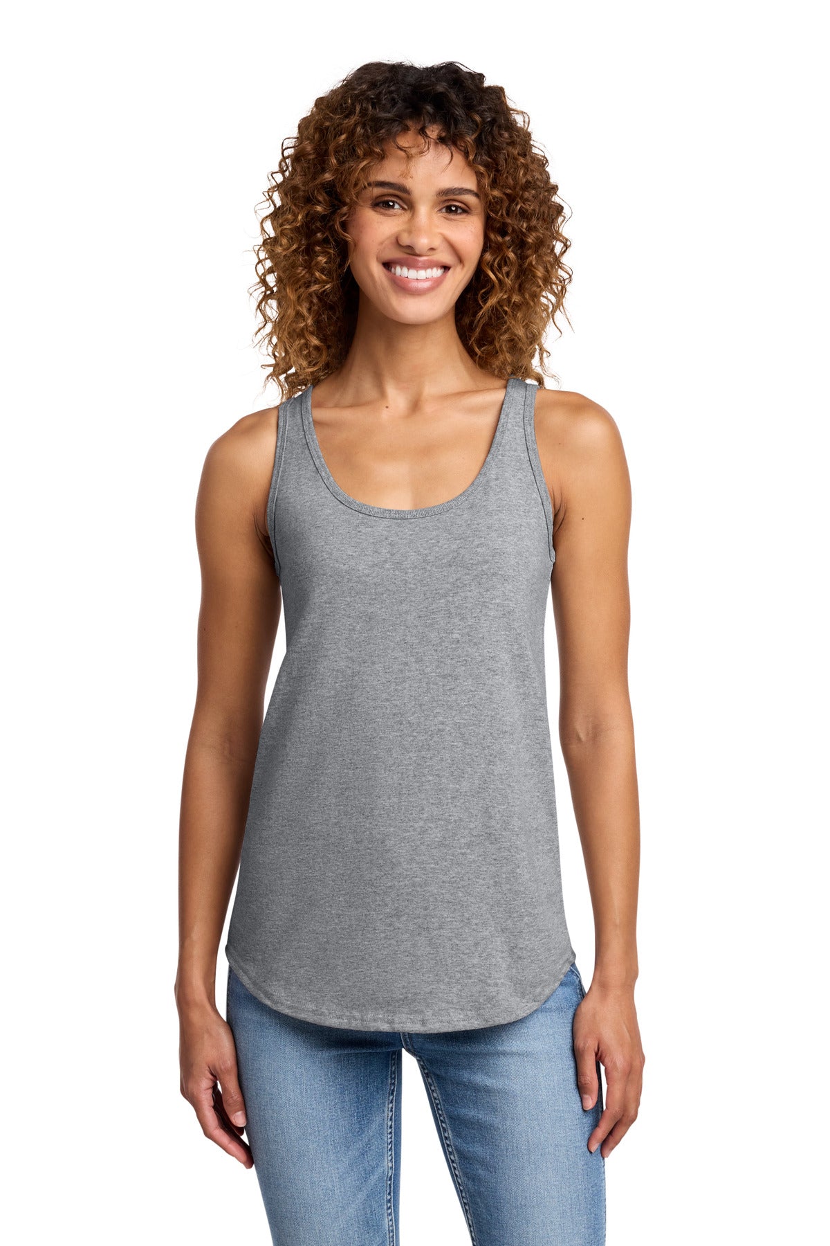 Custom Embroidery or DTF Print - Port & Co ® Women's Core Cotton Tank Top. LPC54TT