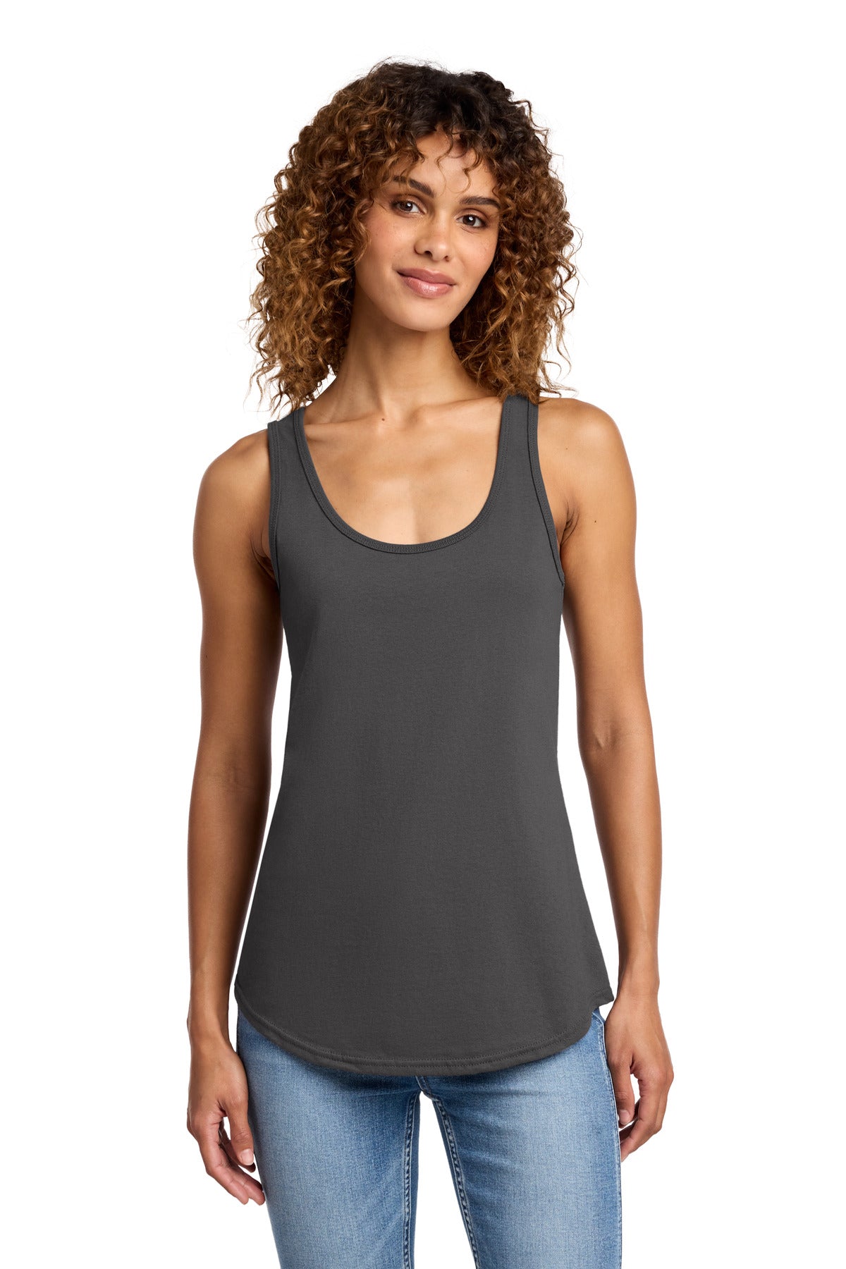 Custom Embroidery or DTF Print - Port & Co ® Women's Core Cotton Tank Top. LPC54TT