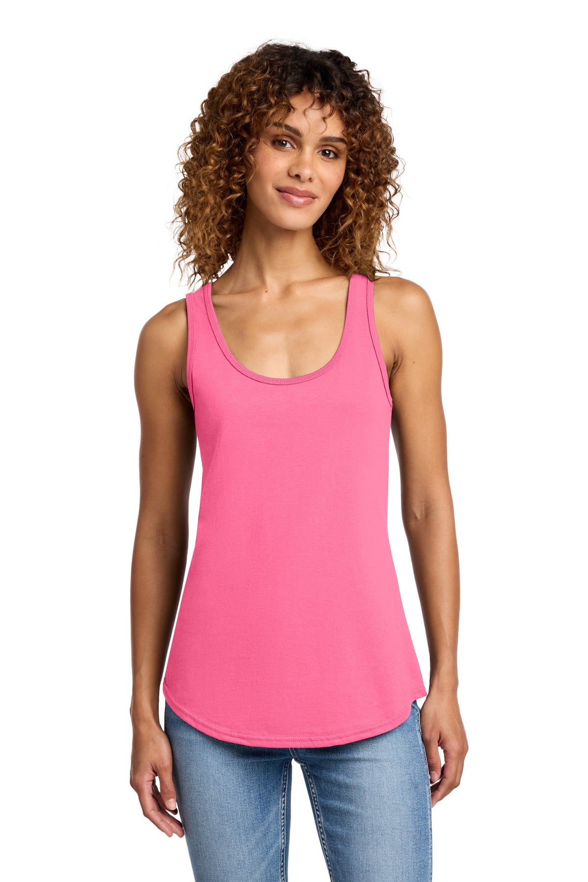 Custom Embroidery or DTF Print - Port & Co ® Women's Core Cotton Tank Top. LPC54TT