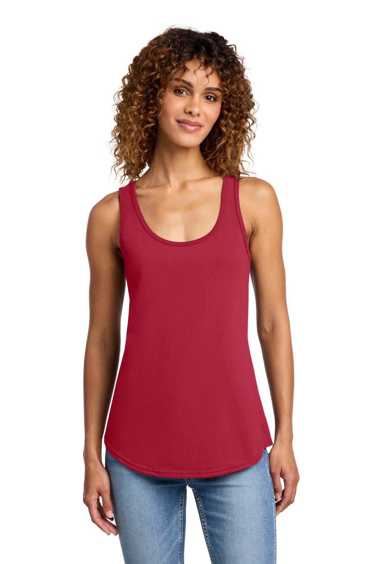 Custom Embroidery or DTF Print - Port & Co ® Women's Core Cotton Tank Top. LPC54TT