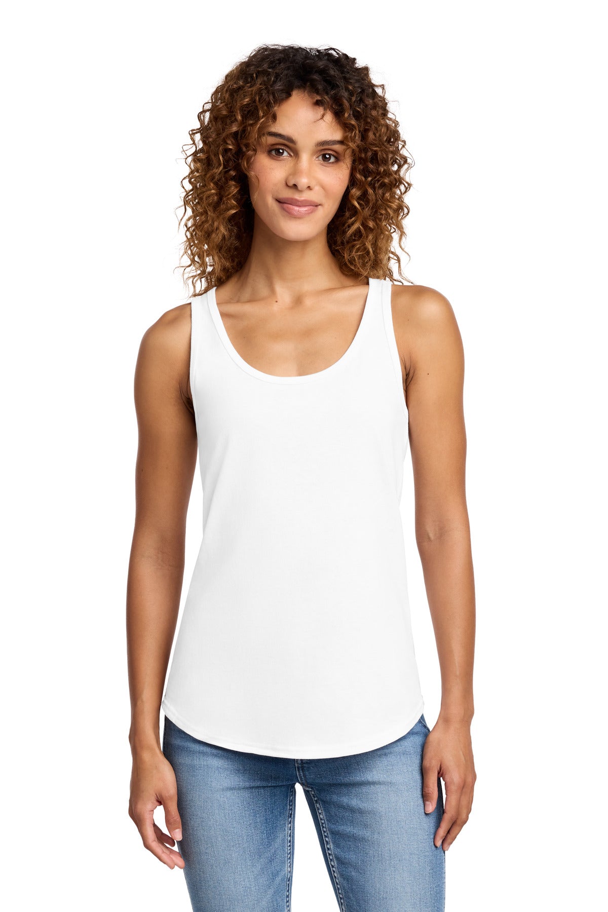 Custom Embroidery or DTF Print - Port & Co ® Women's Core Cotton Tank Top. LPC54TT