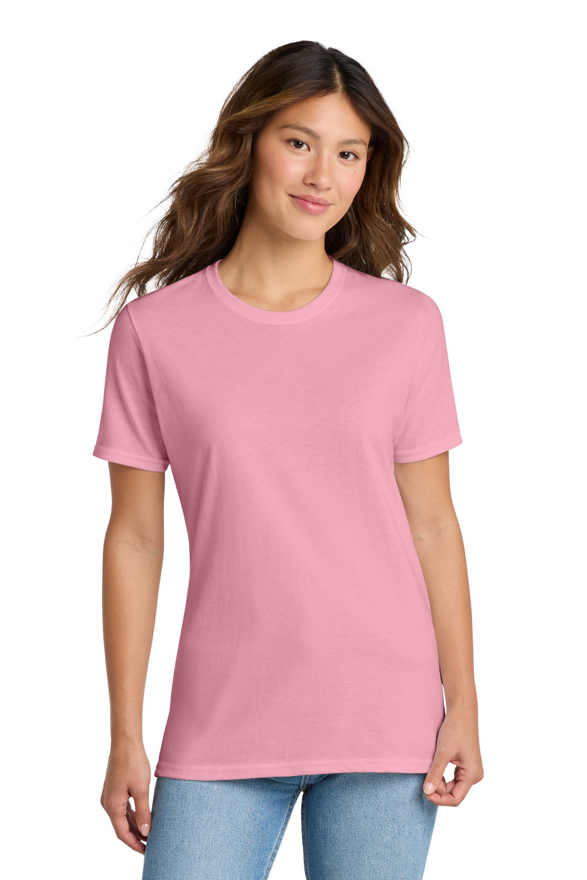 Custom Embroidery or DTF Print - Port & Co ® Women's Core Cotton Tee. LPC54
