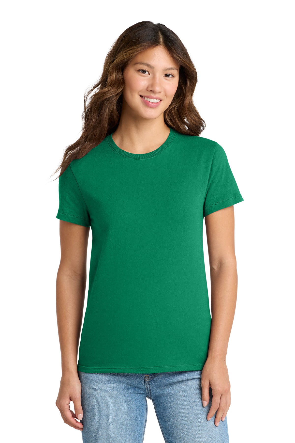 Custom Embroidery or DTF Print - Port & Co ® Women's Essential Tee. LPC61