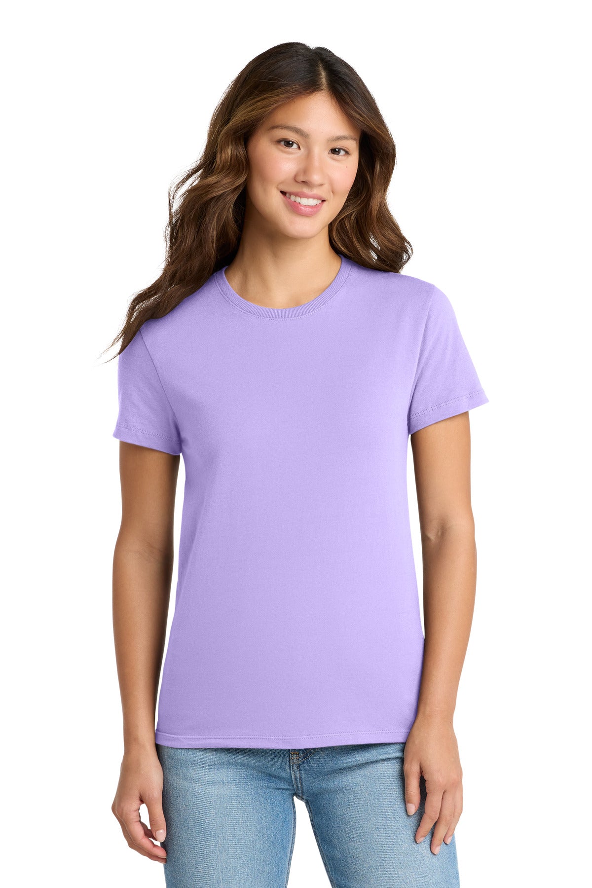 Custom Embroidery or DTF Print - Port & Co ® Women's Essential Tee. LPC61