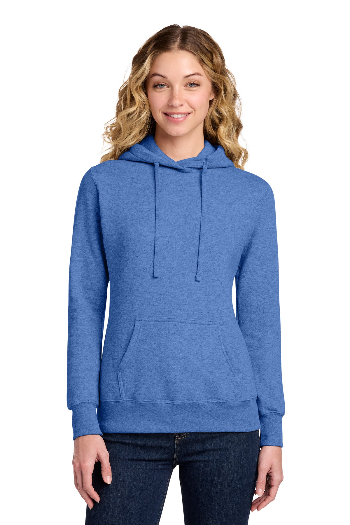 Custom Embroidery or DTF Print - Port & Co ® Women's Core Fleece Pullover Hooded Sweatshirt LPC78H
