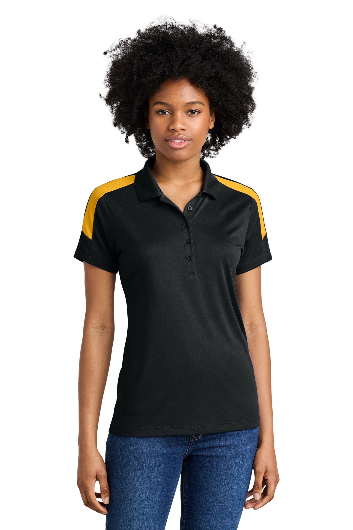 Custom Embroidery or DTF Print - Sport-Tek ® Women's Competitor ™ United Polo LST104
