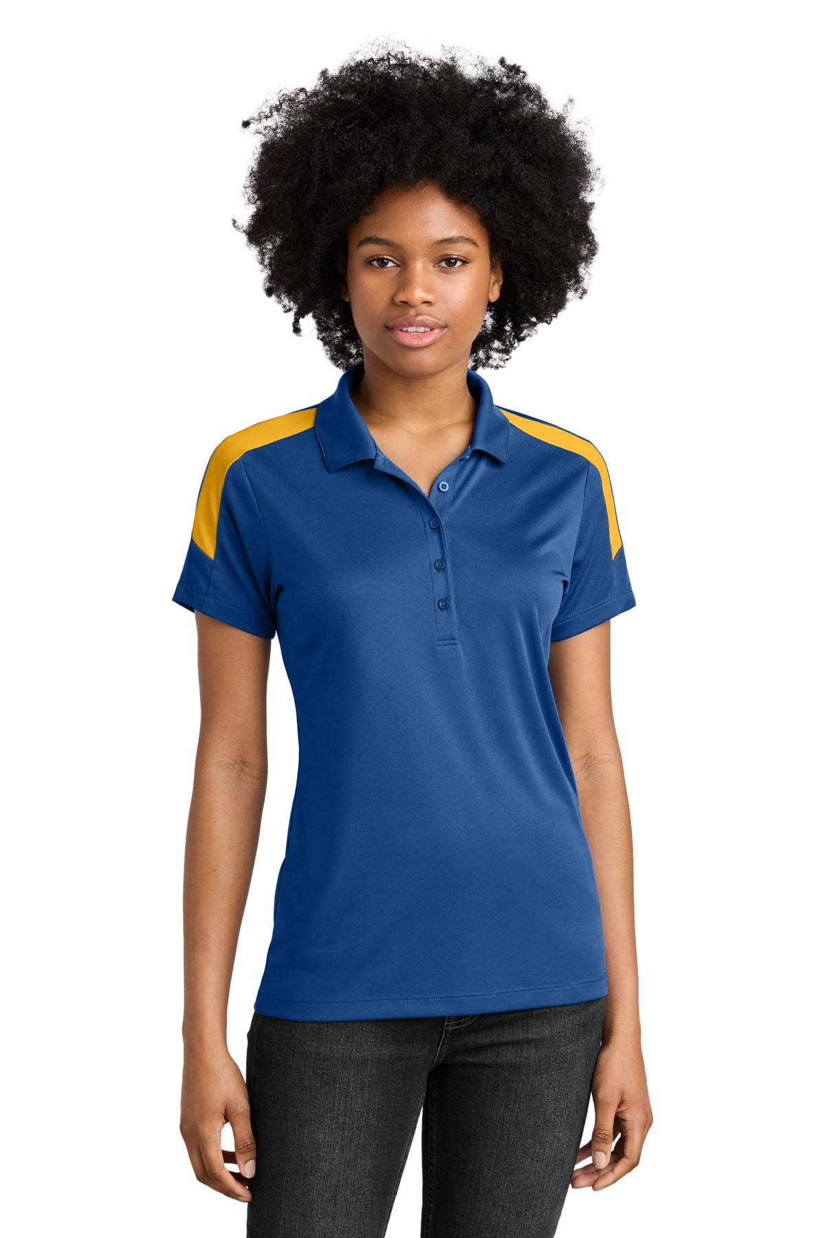 Custom Embroidered - Sport-Tek© Women's Competitor© United Polo LST104