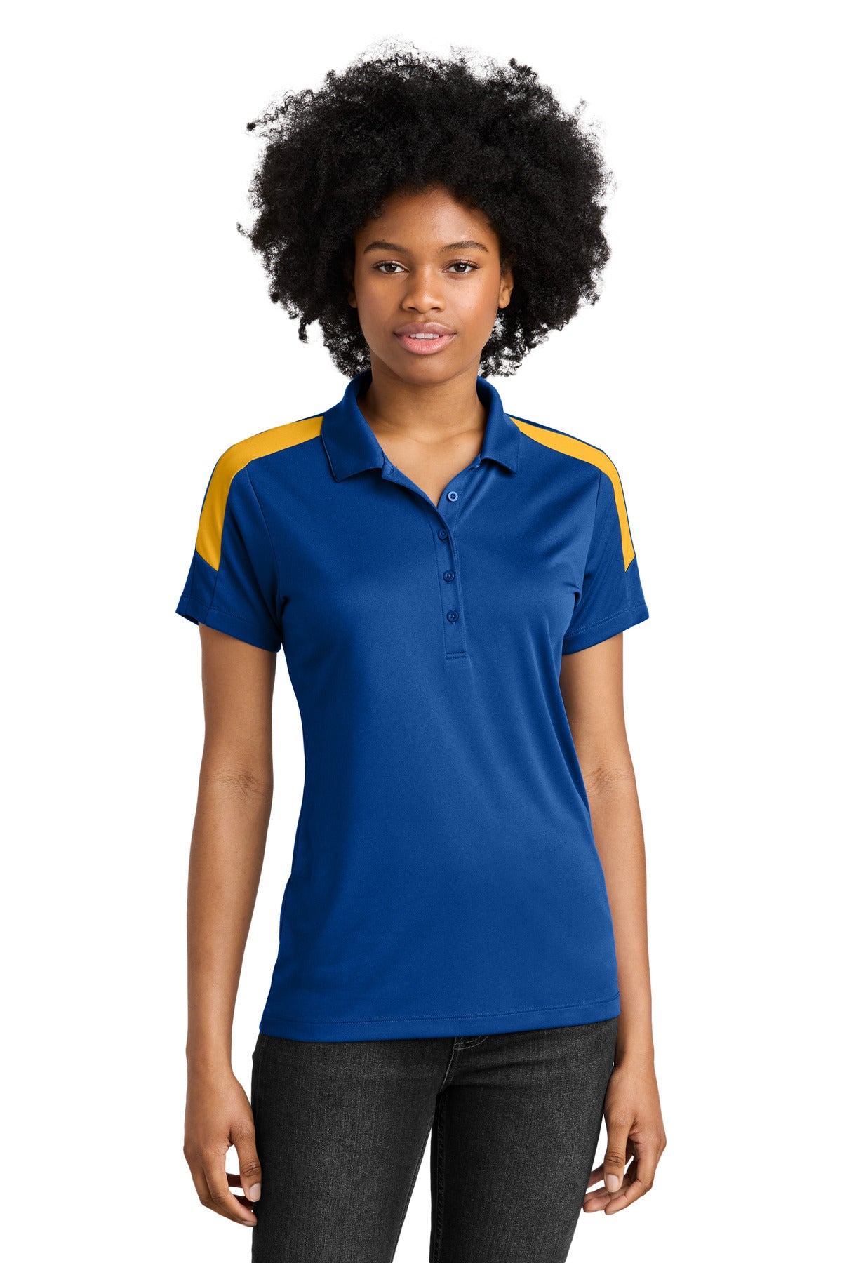 Custom Embroidery or DTF Print - Sport-Tek ® Women's Competitor ™ United Polo LST104