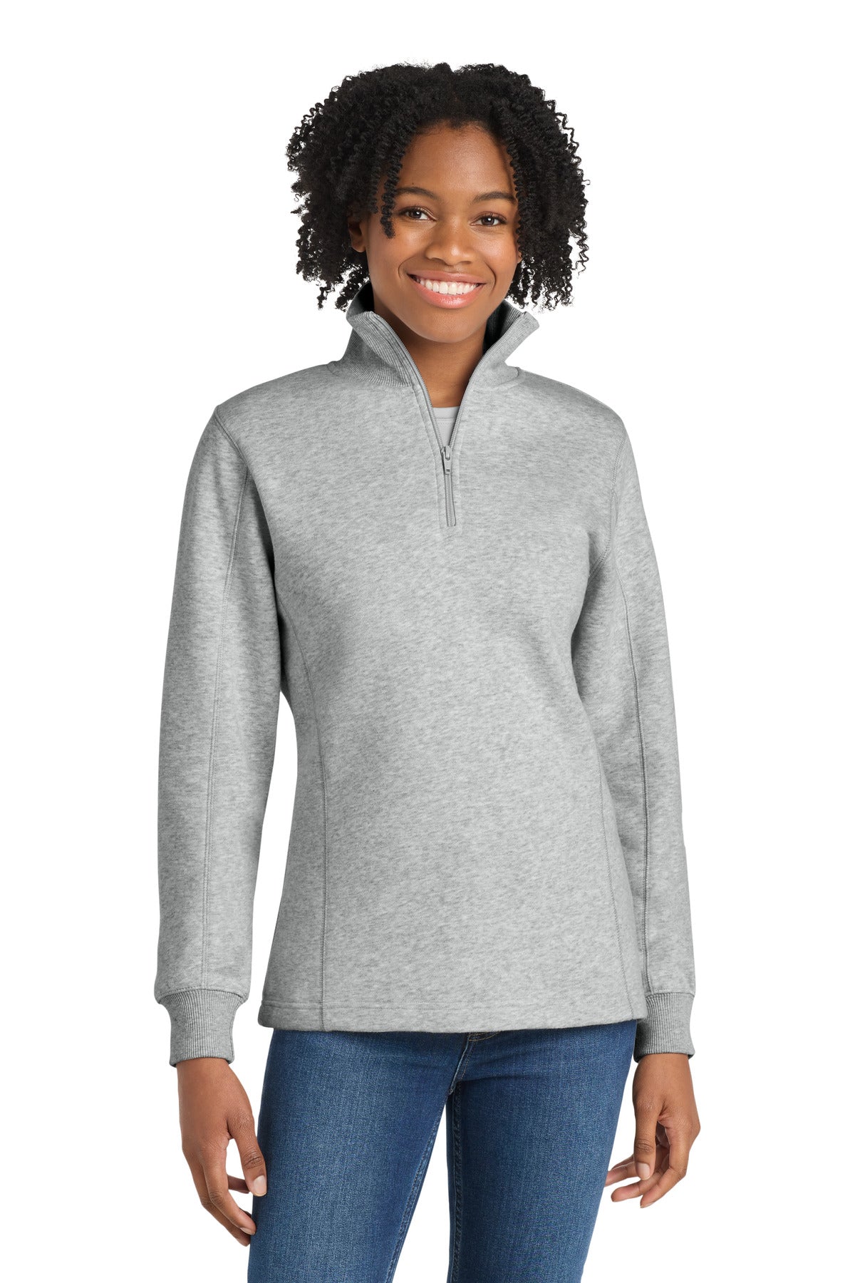 Custom Embroidered or DTF Print on Sport-Tek ® Women's 1/4-Zip Sweatshirt. LST253