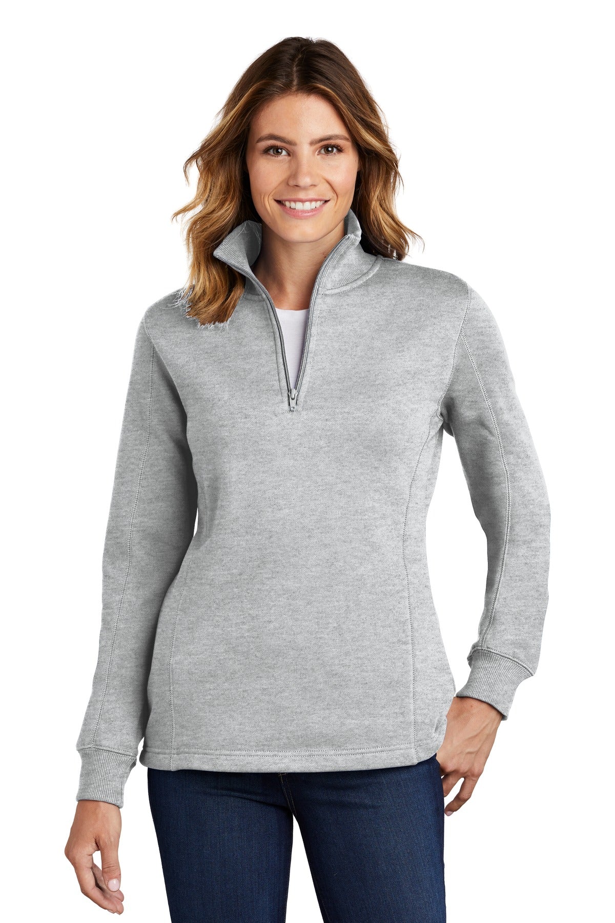 Custom Embroidered - Sport-Tek® Ladies 1/4-Zip Sweatshirt. LST253