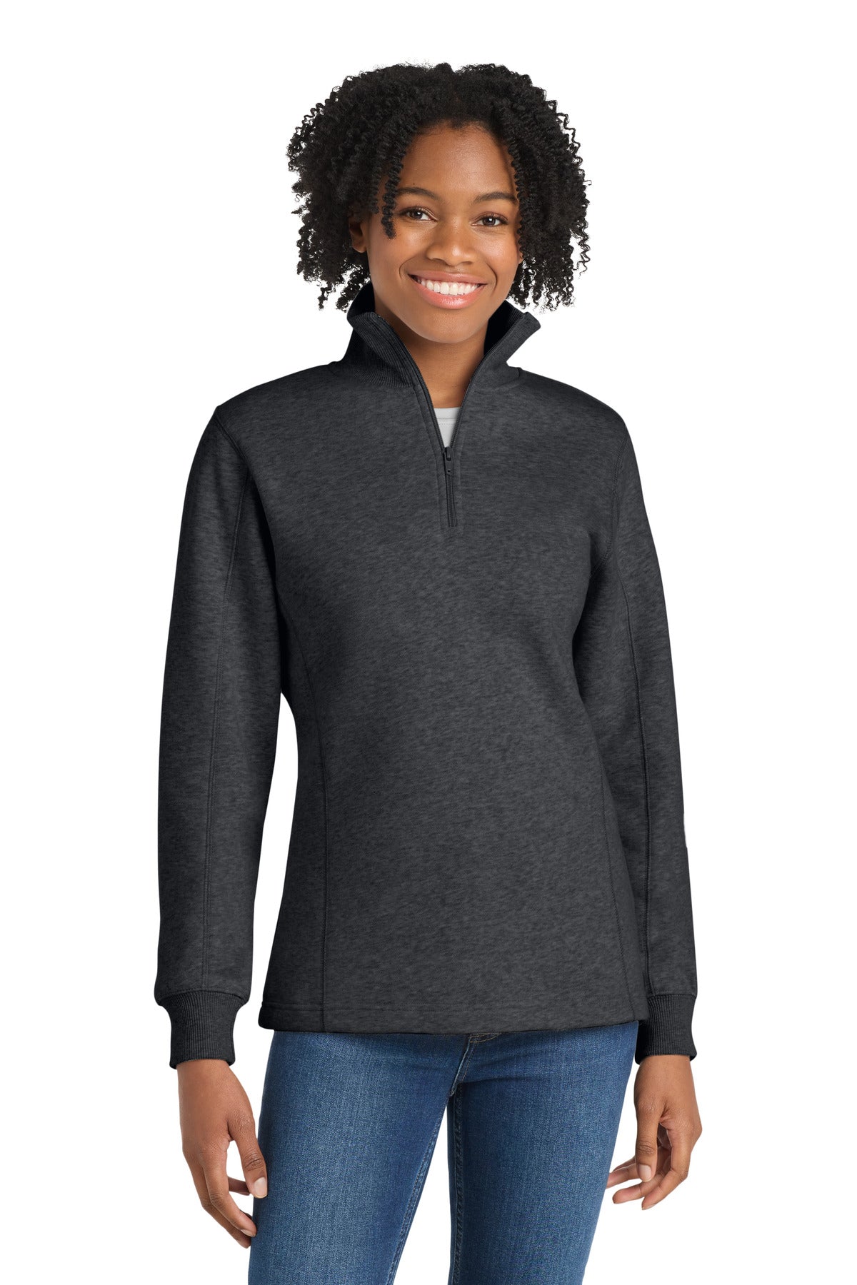 Custom Embroidery or DTF Print - Sport-Tek ® Women's 1/4-Zip Sweatshirt. LST253
