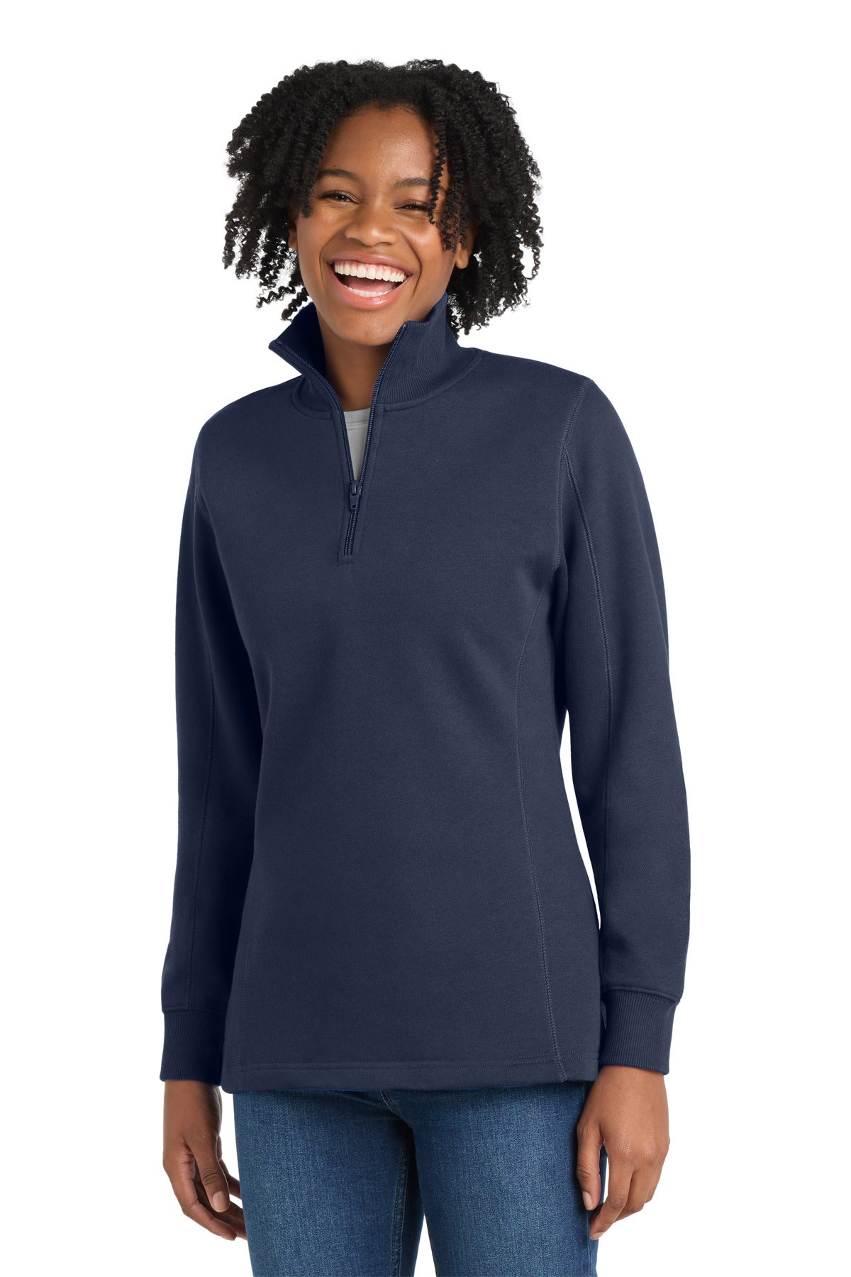 Custom Embroidery or DTF Print - Sport-Tek ® Women's 1/4-Zip Sweatshirt. LST253