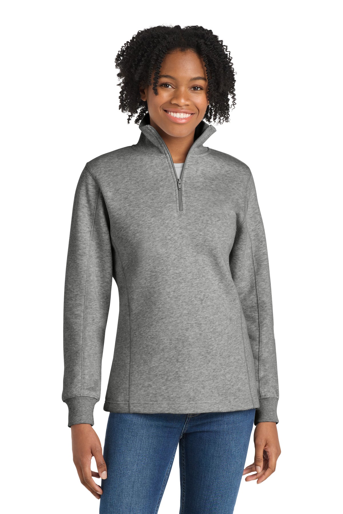 Custom Embroidered or DTF Print on Sport-Tek ® Women's 1/4-Zip Sweatshirt. LST253