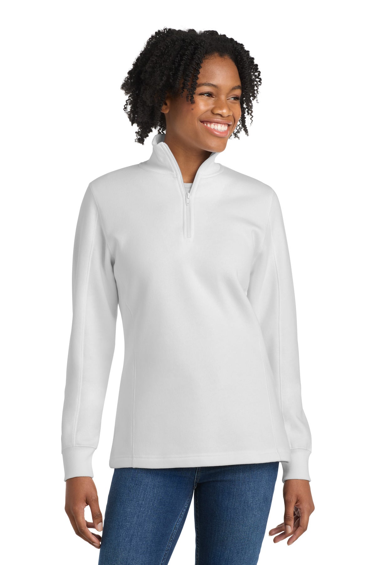 Custom Embroidery or DTF Print - Sport-Tek ® Women's 1/4-Zip Sweatshirt. LST253