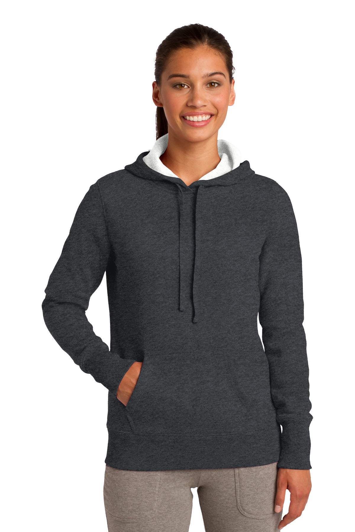 Custom Embroidered - Sport-Tek® Ladies Pullover Hooded Sweatshirt. LST254