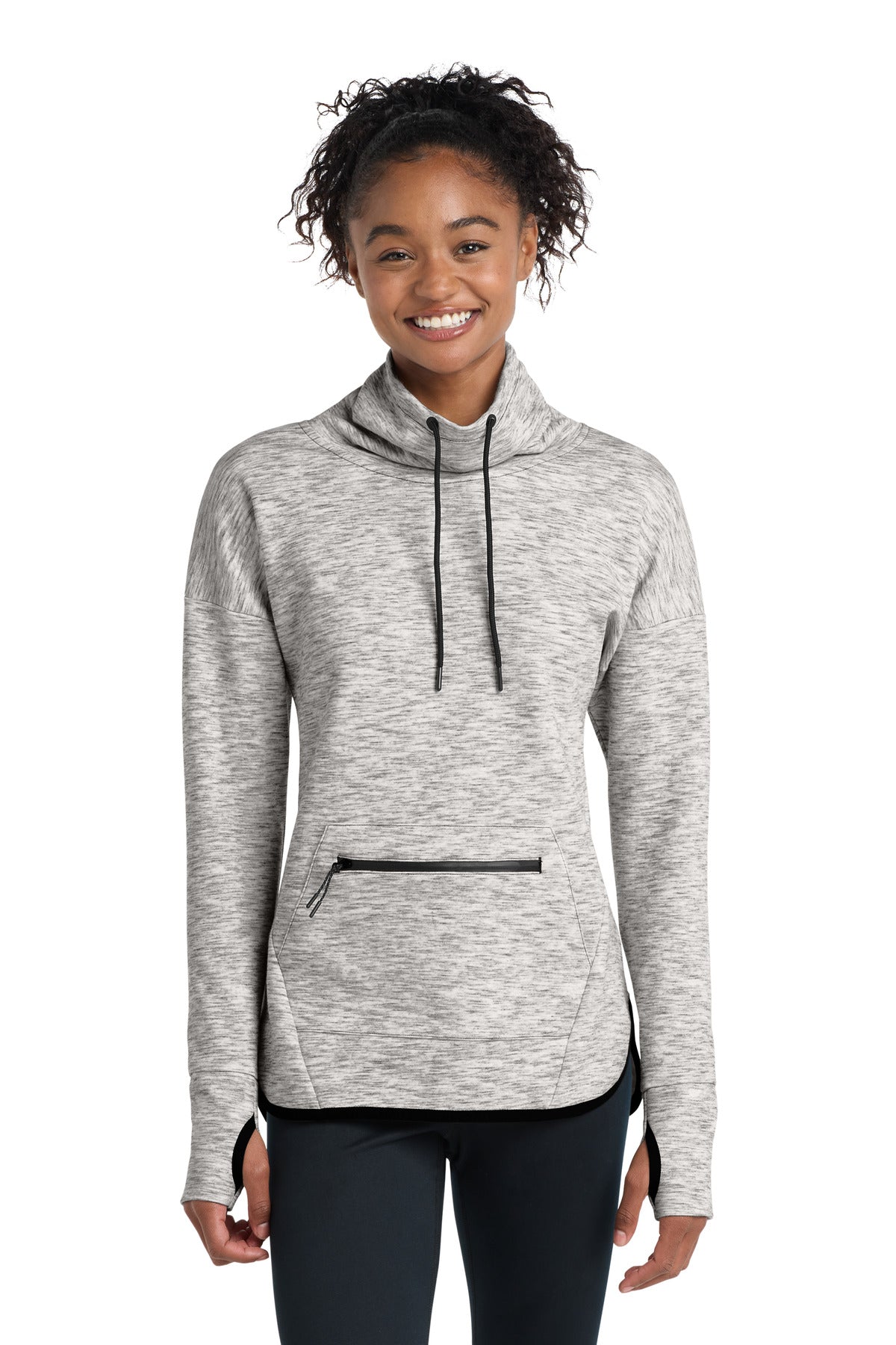 Custom Embroidery or DTF Print - Sport-Tek ® Women's Triumph Cowl Neck Pullover LST280