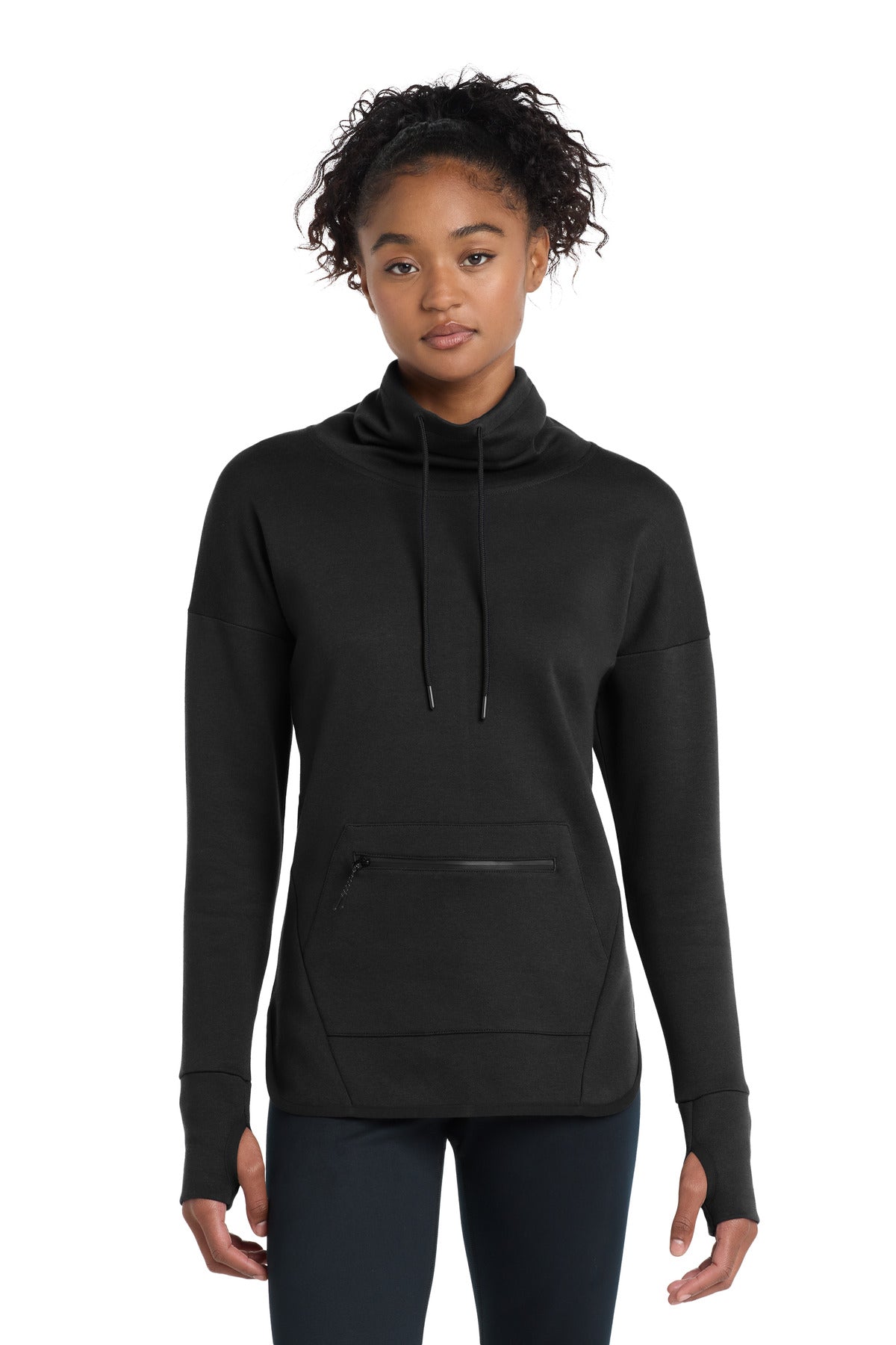 Custom Embroidery or DTF Print - Sport-Tek ® Women's Triumph Cowl Neck Pullover LST280