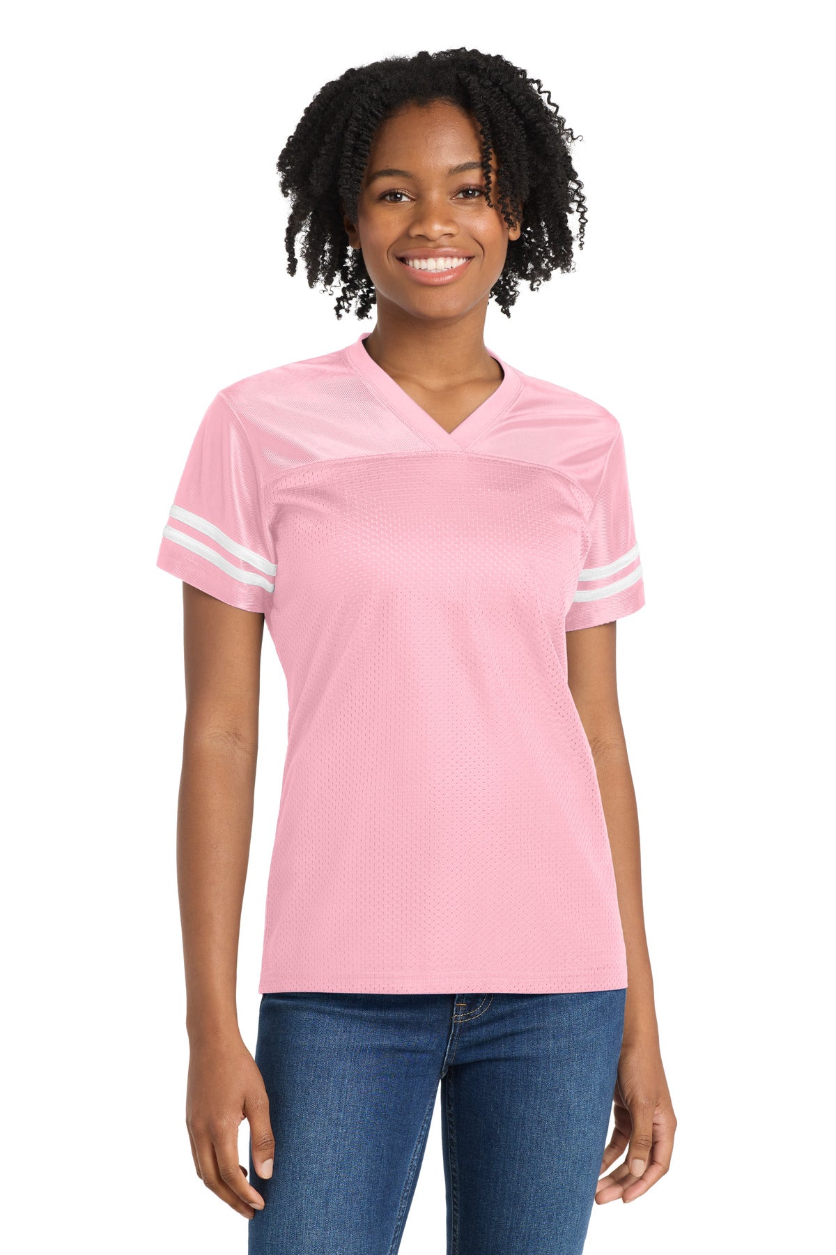 Custom Embroidery or DTF Print - Sport-Tek ® Women's PosiCharge ® Replica Jersey. LST307