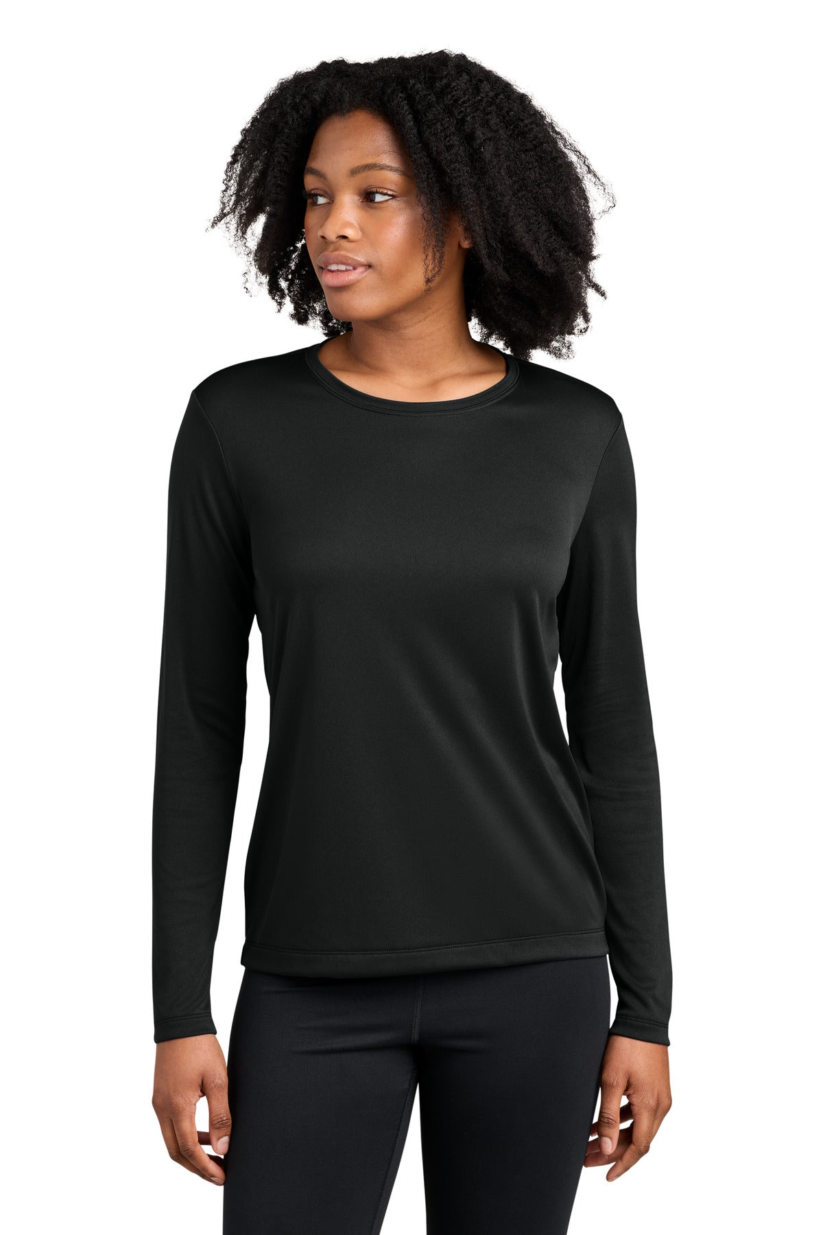 Custom Embroidery or DTF Print - Sport-Tek ® Women's Competitor ™ Long Sleeve Crewneck LST350LS