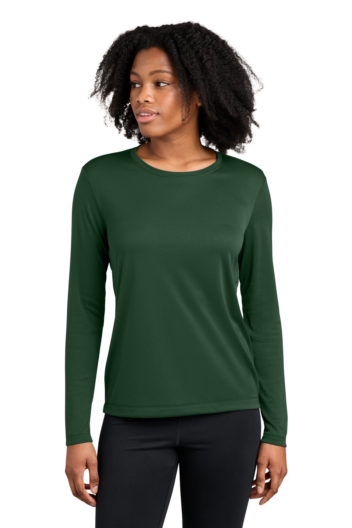 Custom Embroidery or DTF Print - Sport-Tek ® Women's Competitor ™ Long Sleeve Crewneck LST350LS