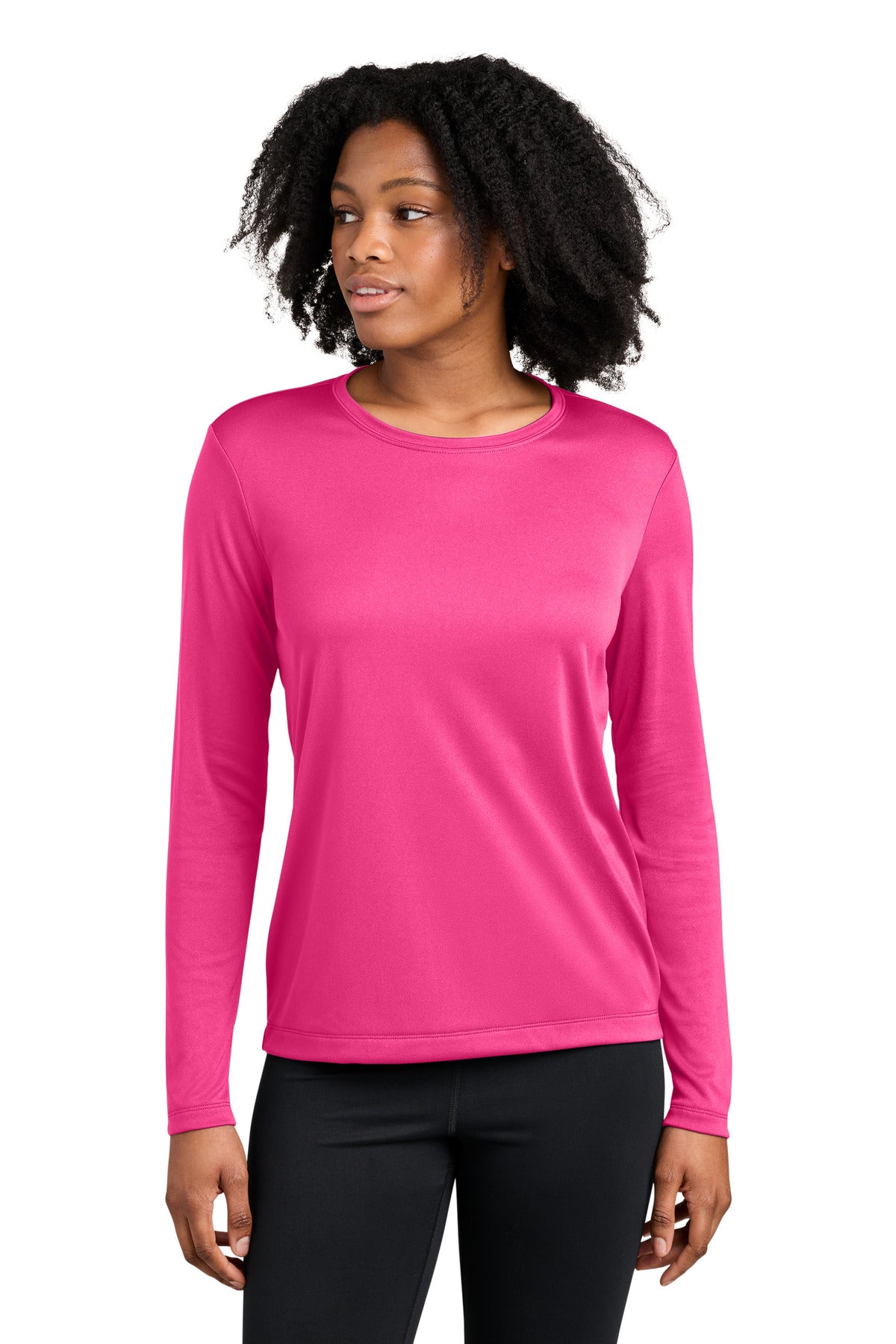 Custom Embroidery or DTF Print - Sport-Tek ® Women's Competitor ™ Long Sleeve Crewneck LST350LS