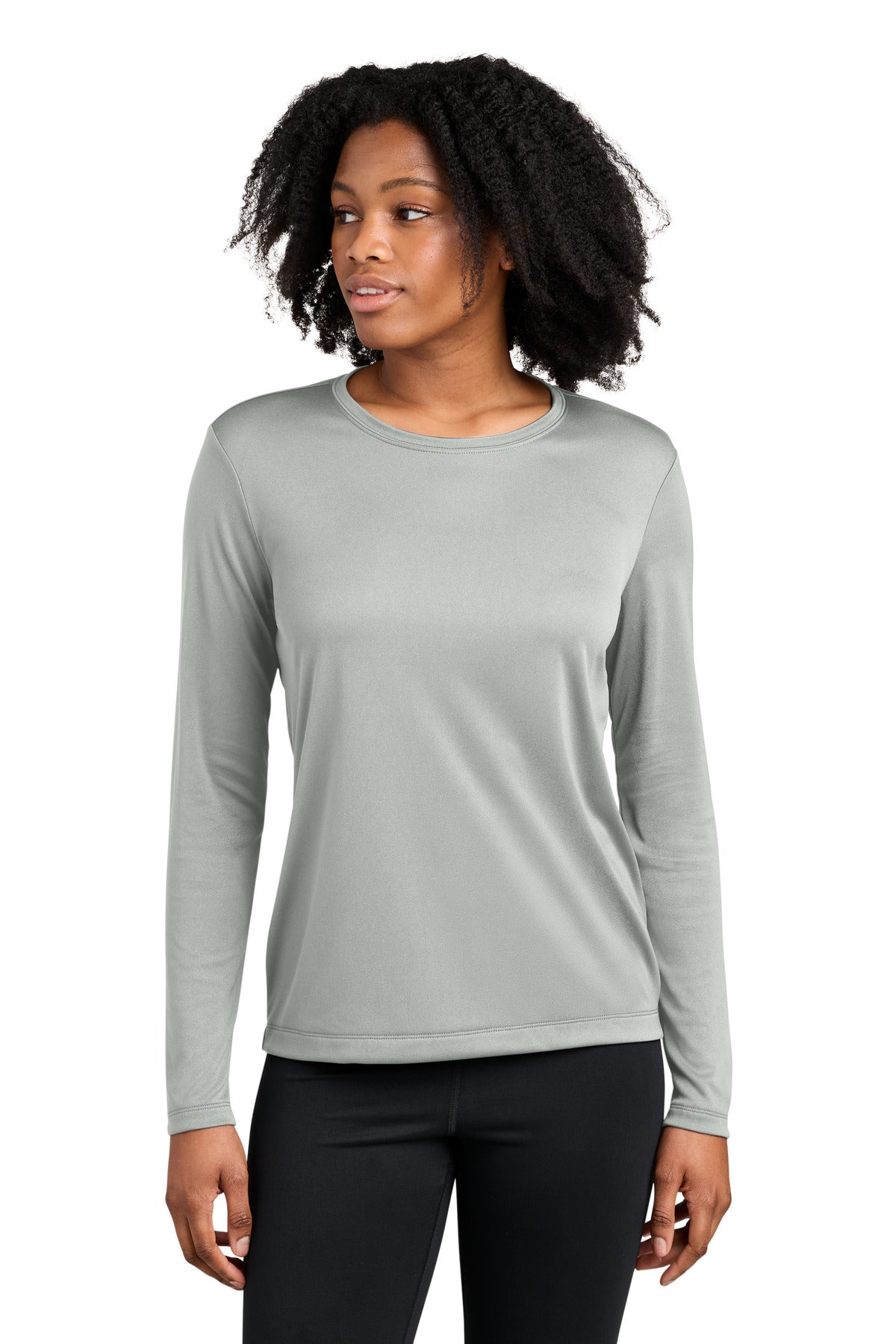 Custom Embroidery or DTF Print - Sport-Tek ® Women's Competitor ™ Long Sleeve Crewneck LST350LS