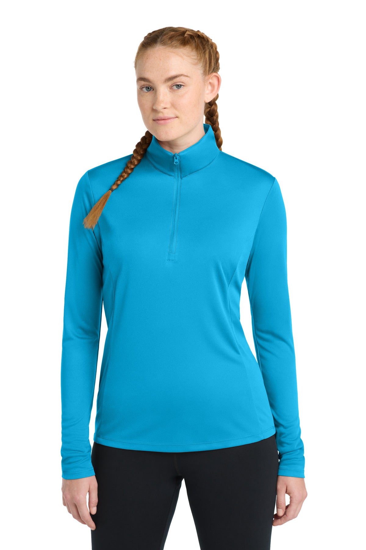 Custom Embroidery or DTF Print - Sport-Tek ® Women's PosiCharge ® Competitor ™ 1/4-Zip Pullover. LST357