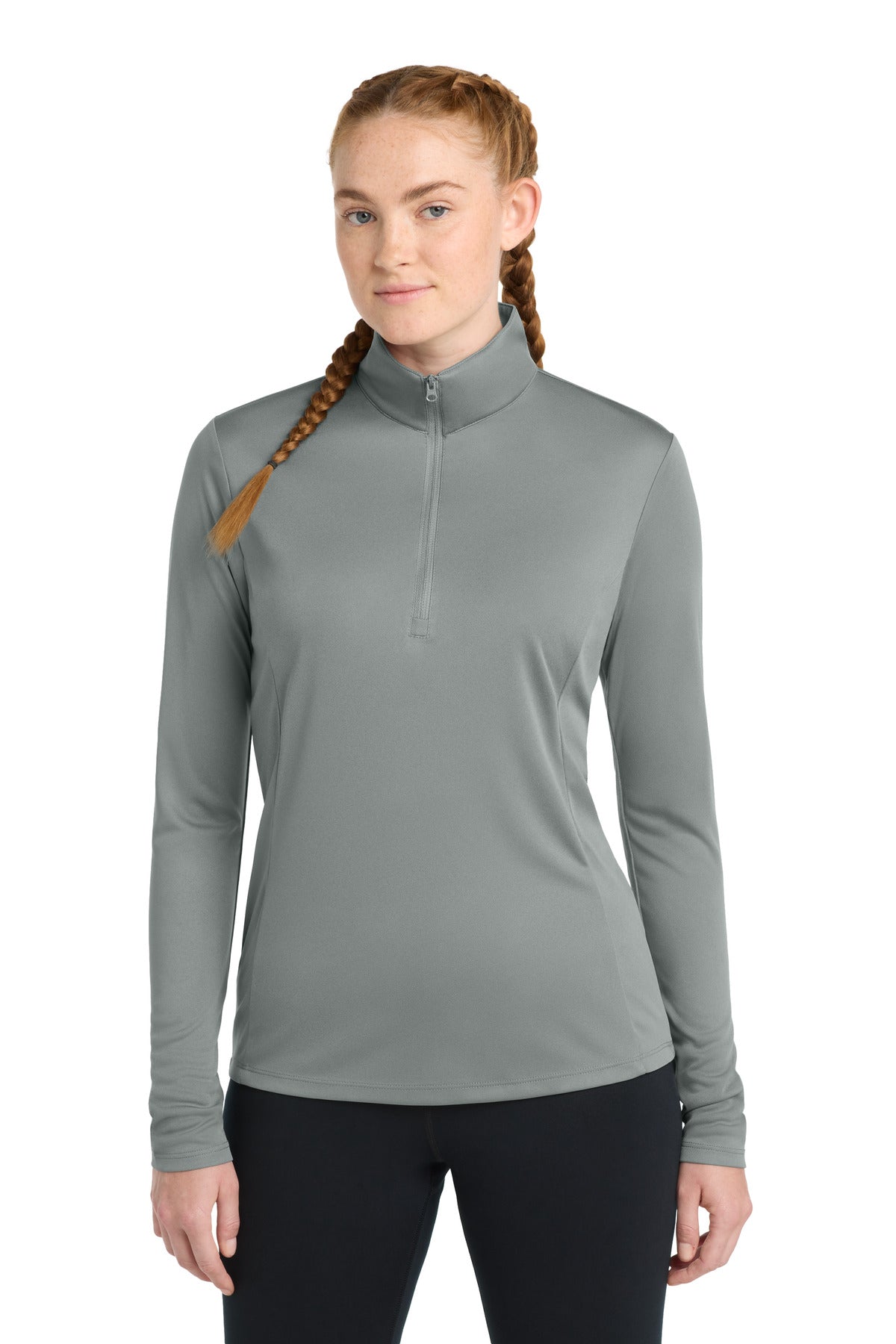 Custom Embroidery or DTF Print - Sport-Tek ® Women's PosiCharge ® Competitor ™ 1/4-Zip Pullover. LST357