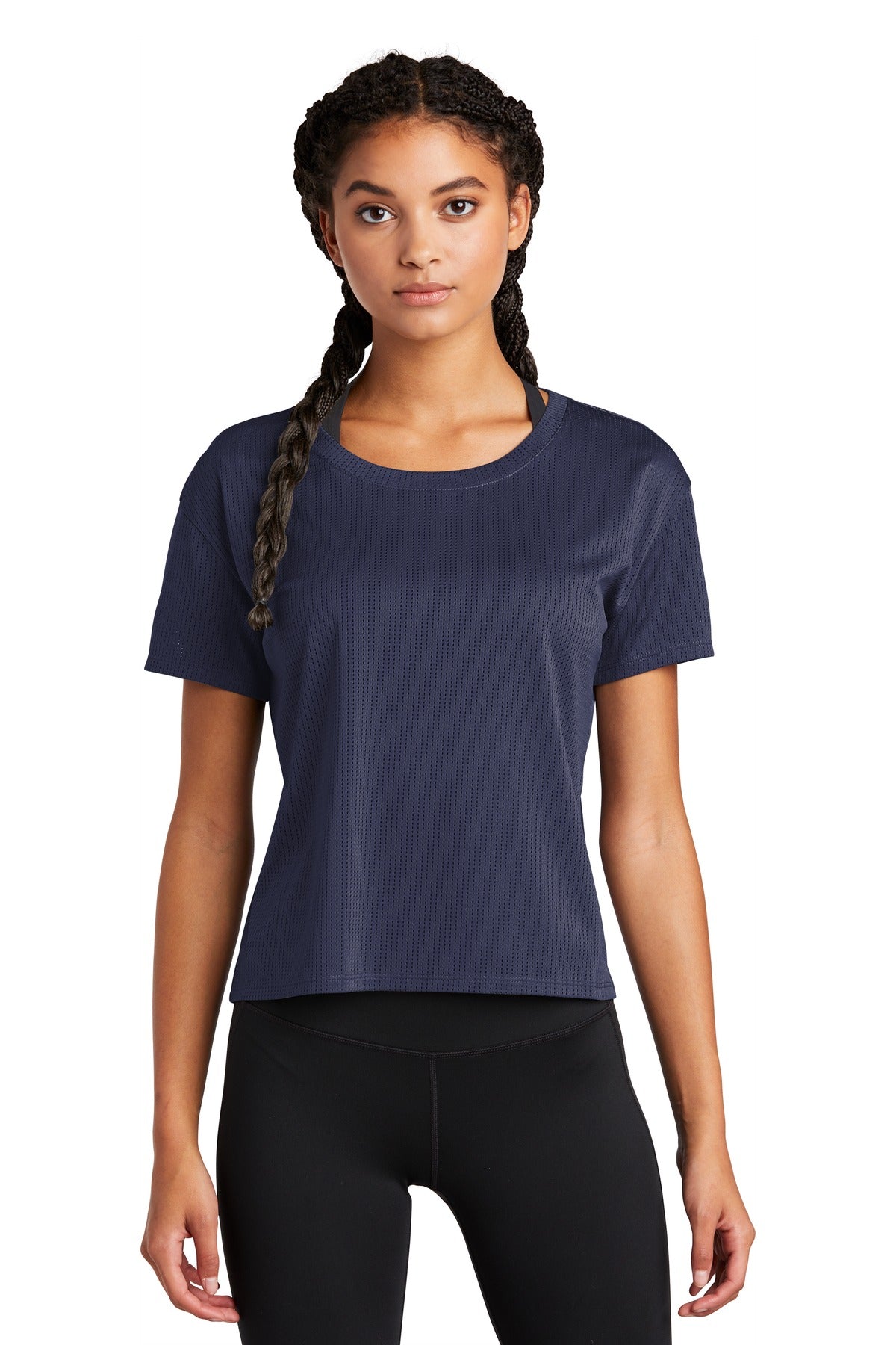 Custom Embroidered - Sport-Tek ® Ladies PosiCharge ® Draft Crop Tee. LST411