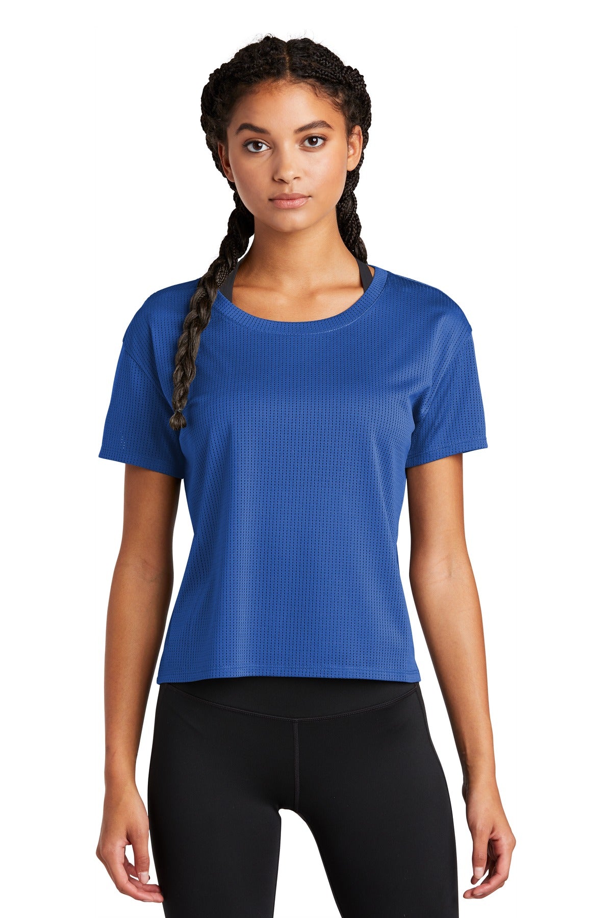 Custom Embroidered - Sport-Tek ® Ladies PosiCharge ® Draft Crop Tee. LST411