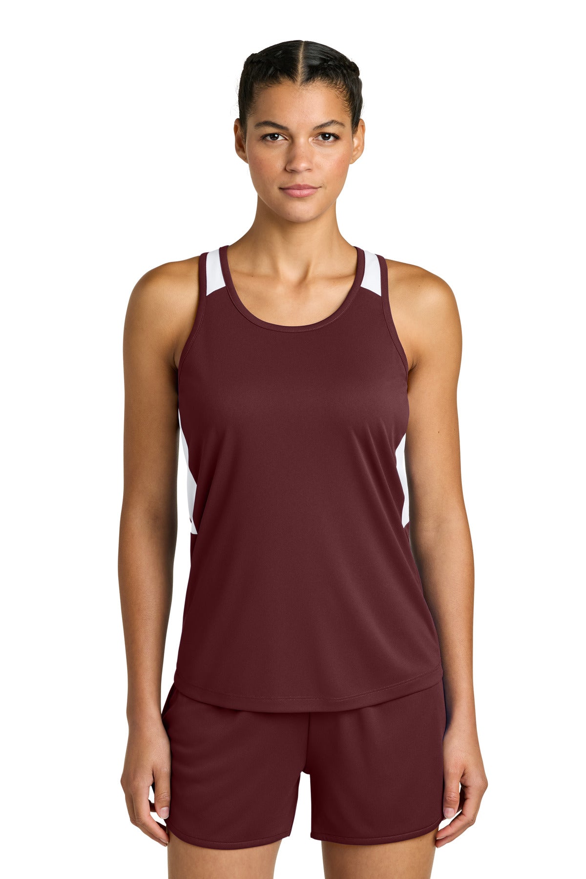 Custom Embroidery or DTF Print - Sport-Tek ® Women's Club Track Tank LST446