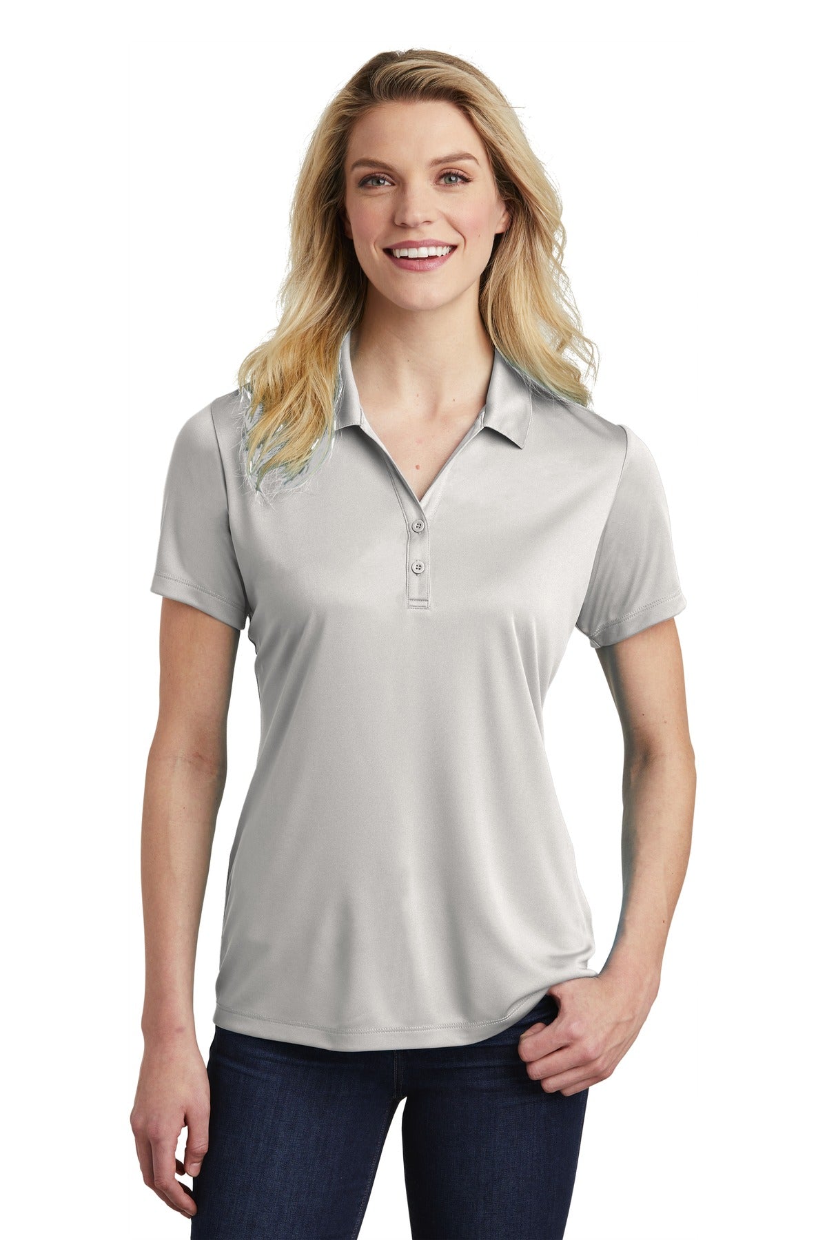 Custom Embroidered - Sport-Tek © Women's PosiCharge © Competitor © Polo. LST550