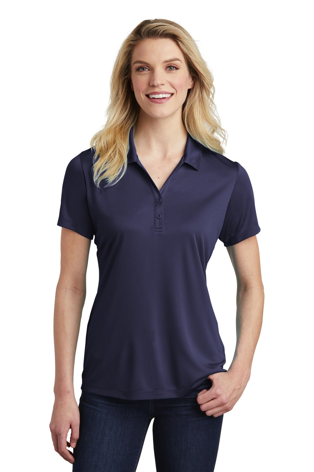 Custom Embroidered - Sport-Tek © Women's PosiCharge © Competitor © Polo. LST550