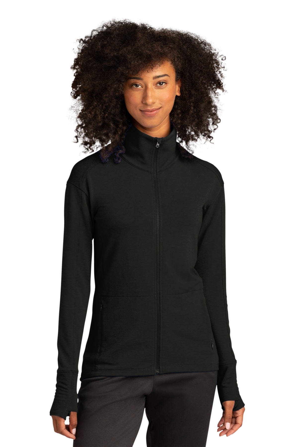 Custom Embroidered - Sport-Tek® Ladies Sport-Wick® Flex Fleece Full-Zip. LST560