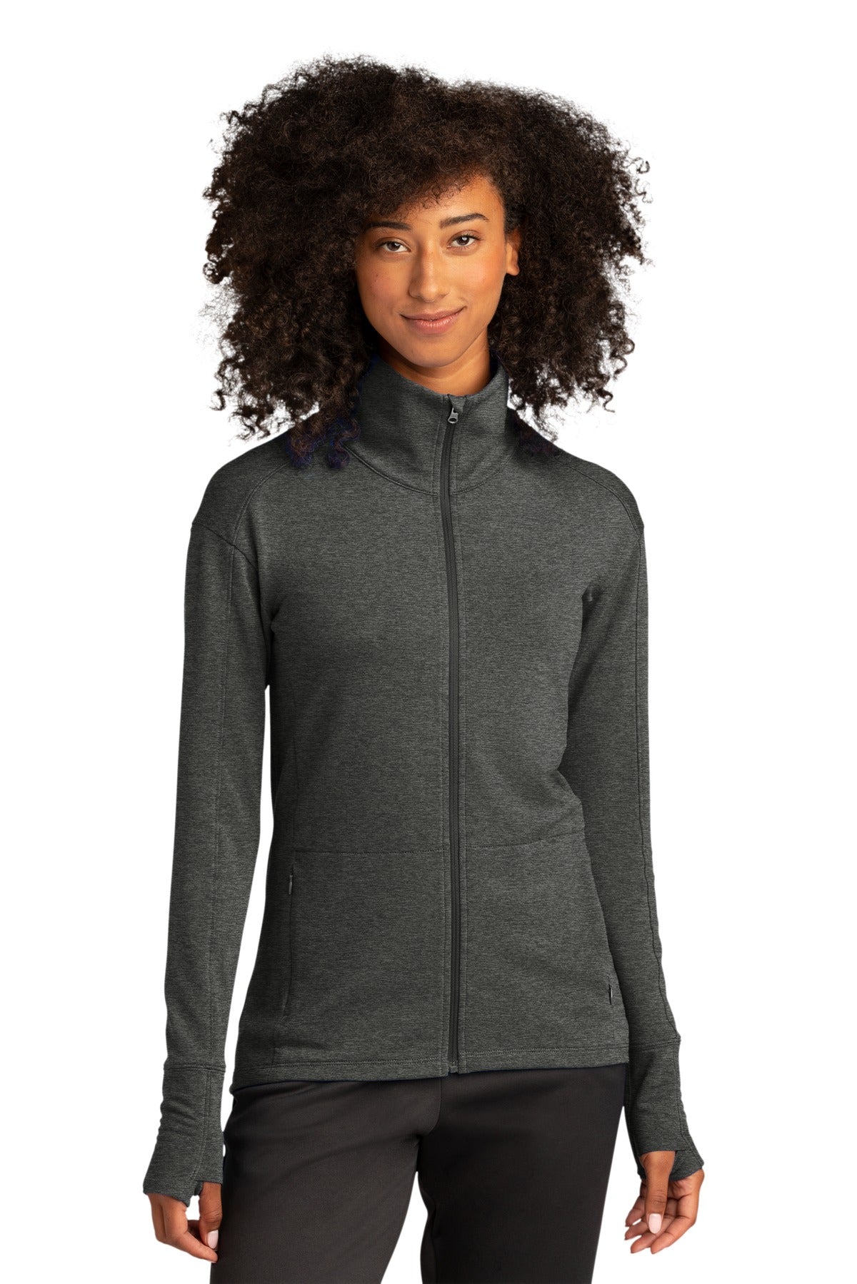 Custom Embroidered - Sport-Tek® Ladies Sport-Wick® Flex Fleece Full-Zip. LST560